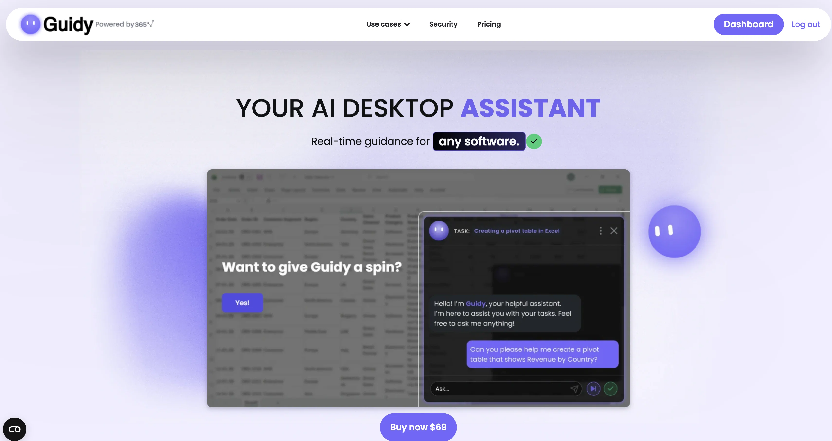 Guidy screenshot