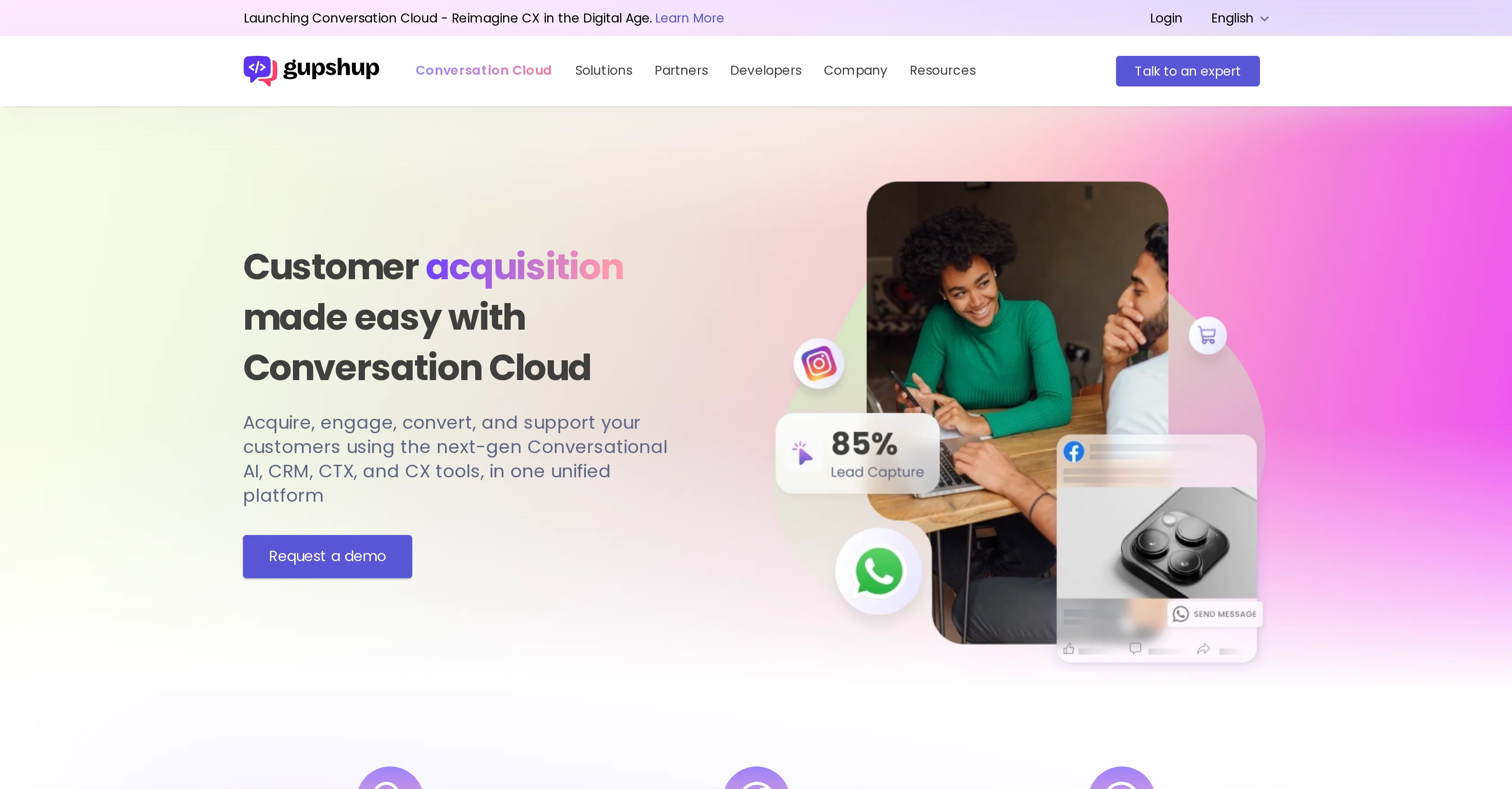 Gupshup screenshot