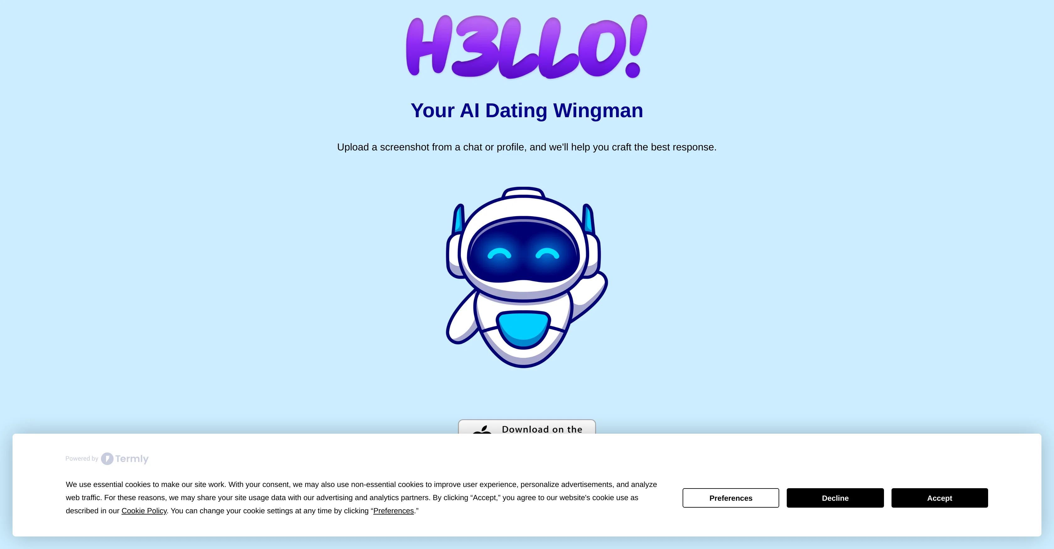 H3LLO screenshot