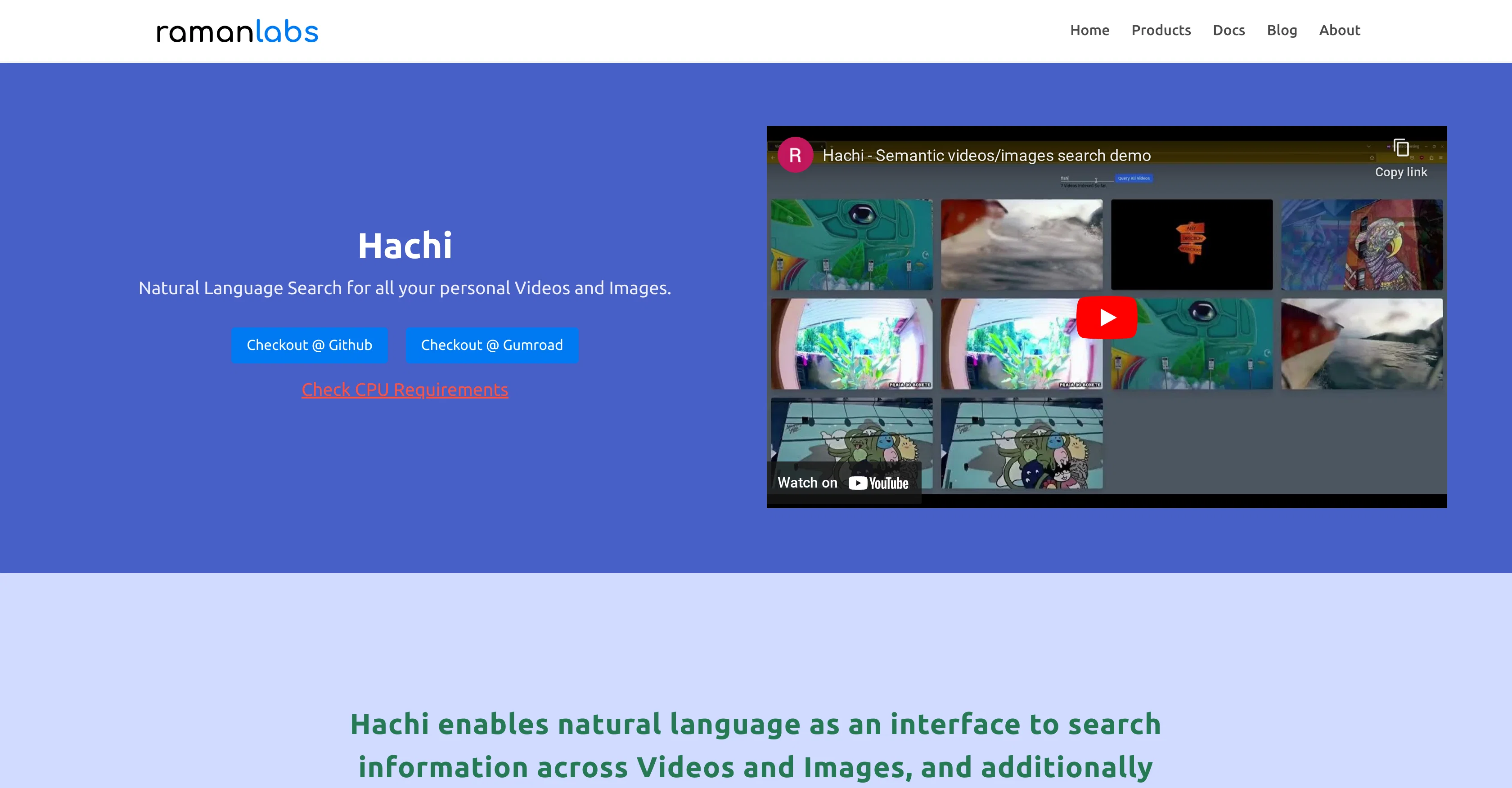 Hachi screenshot