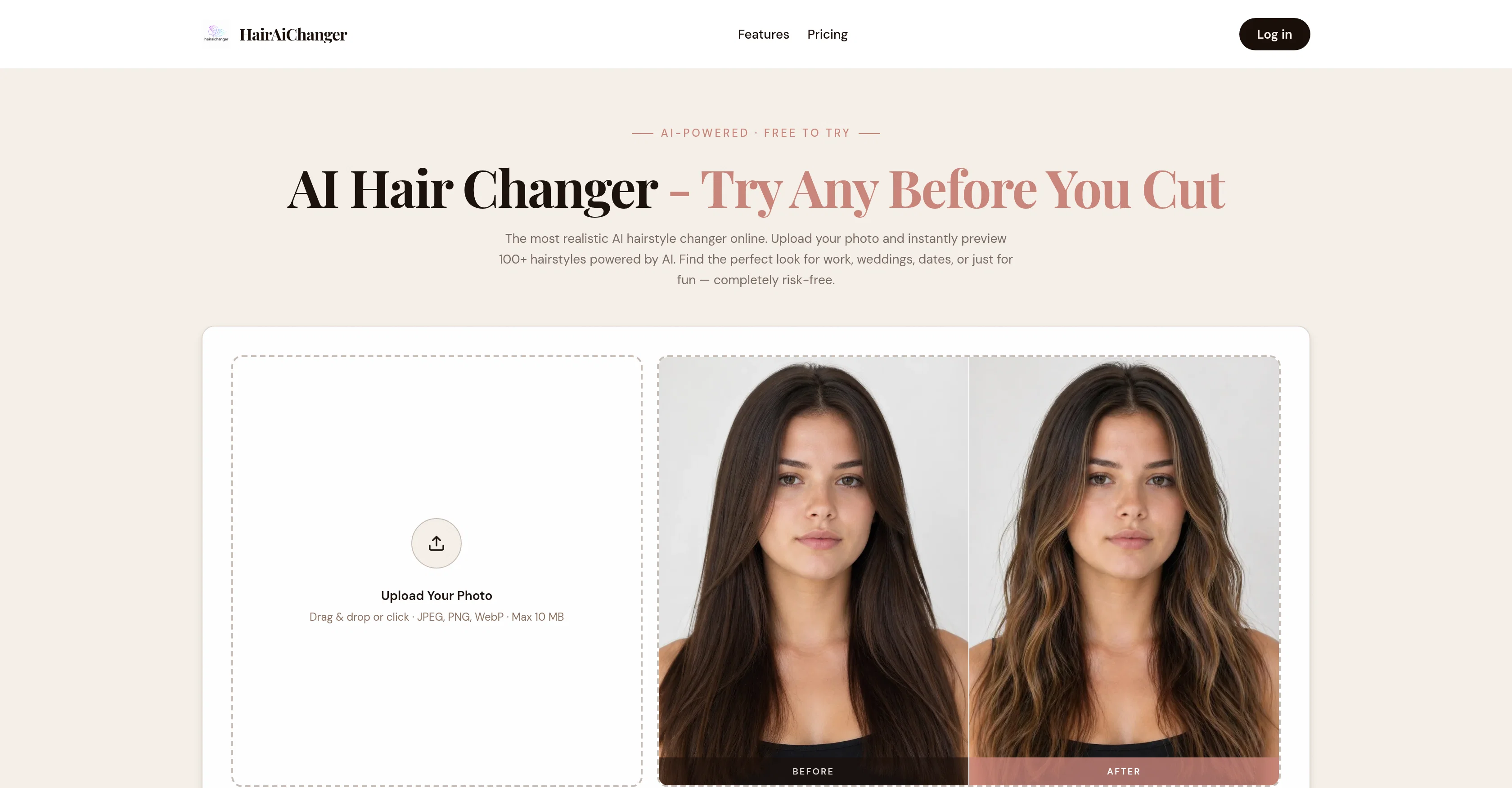 Hair AI Changer screenshot