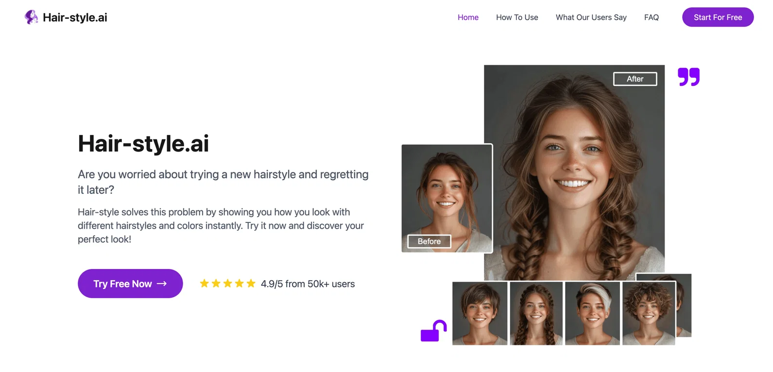 Hair-style.ai screenshot
