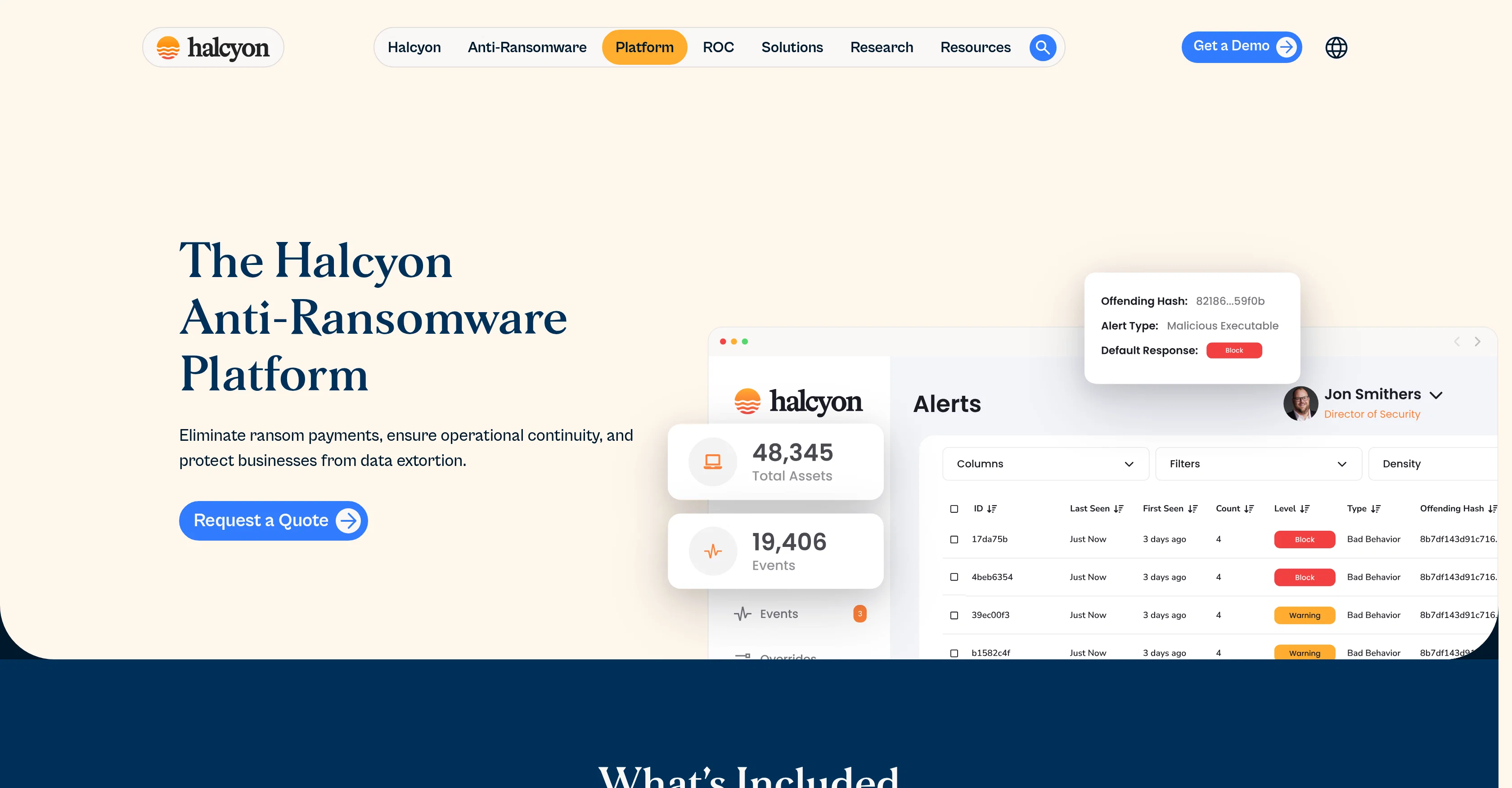 Halcyon screenshot