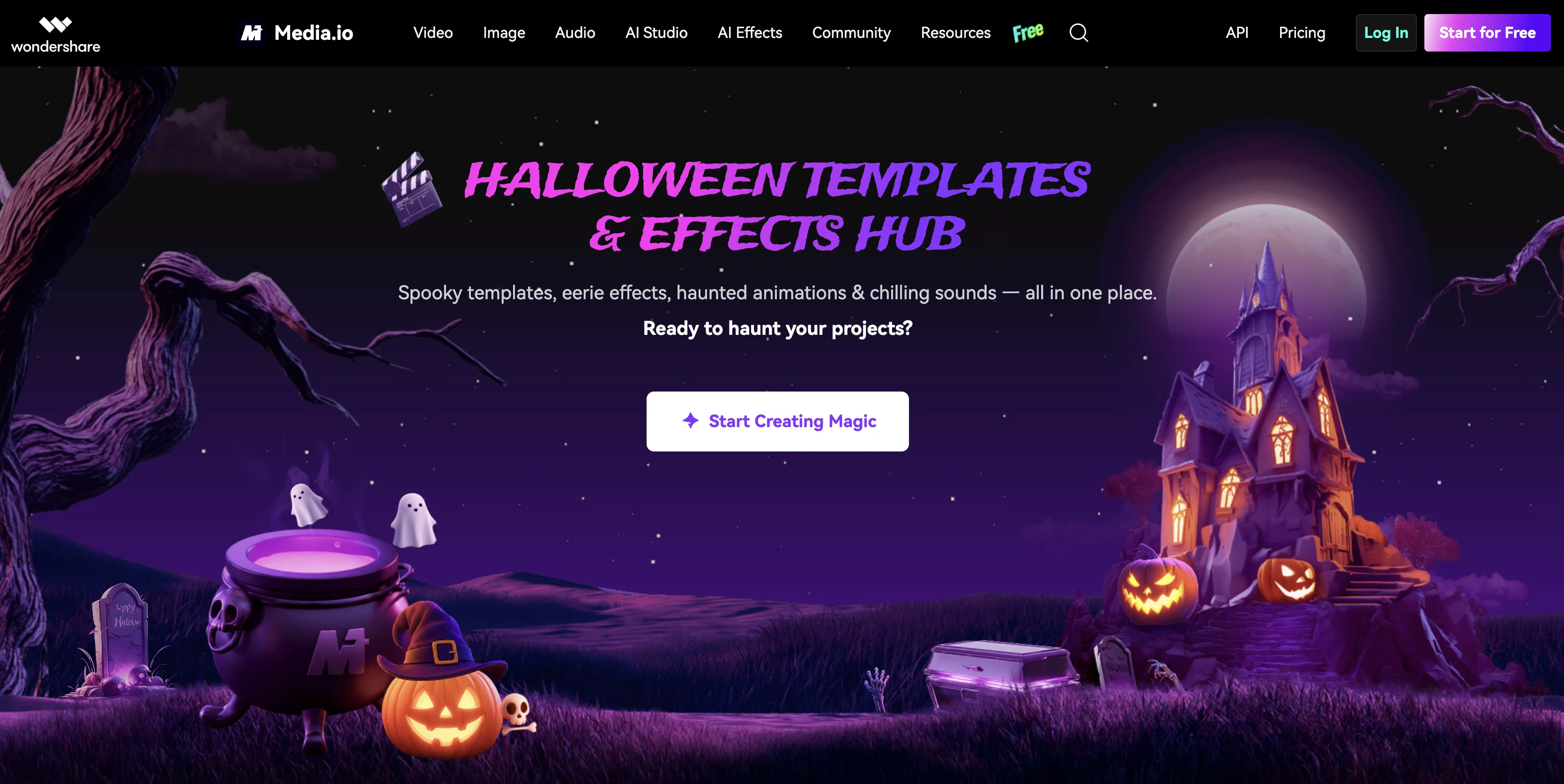 Halloween AI Filters by Media.io screenshot