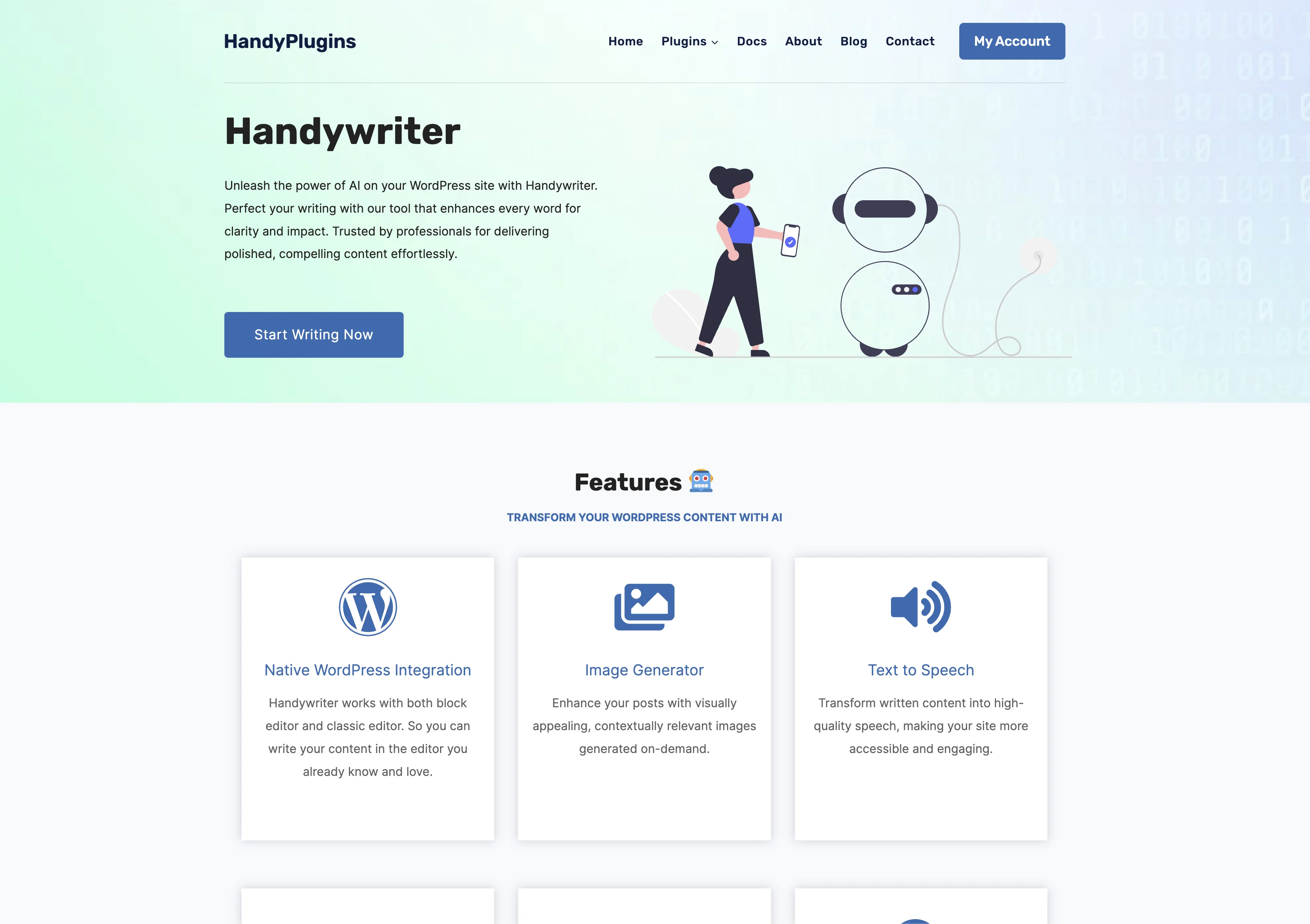 Handywriter screenshot