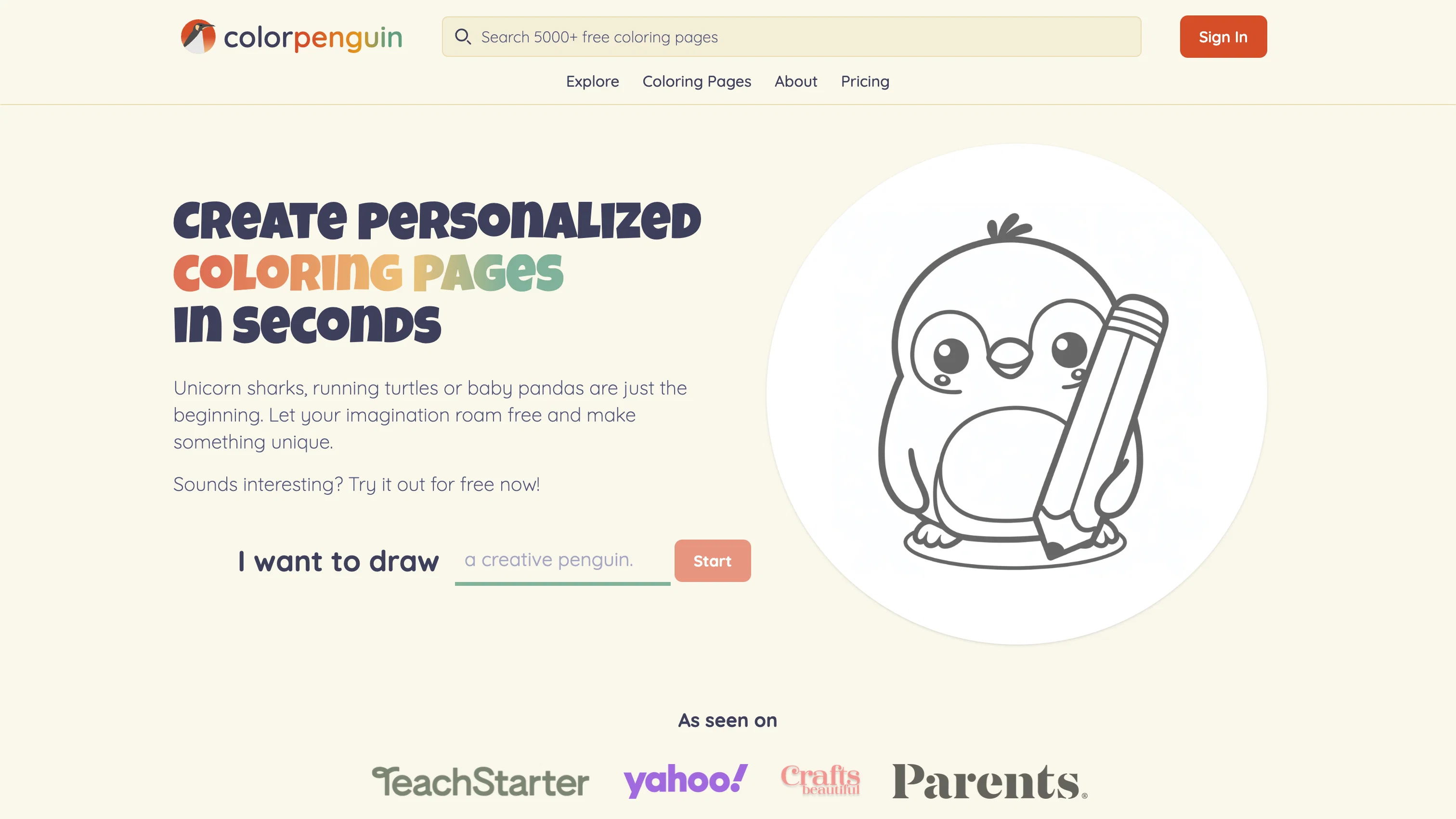 ColorPenguin screenshot