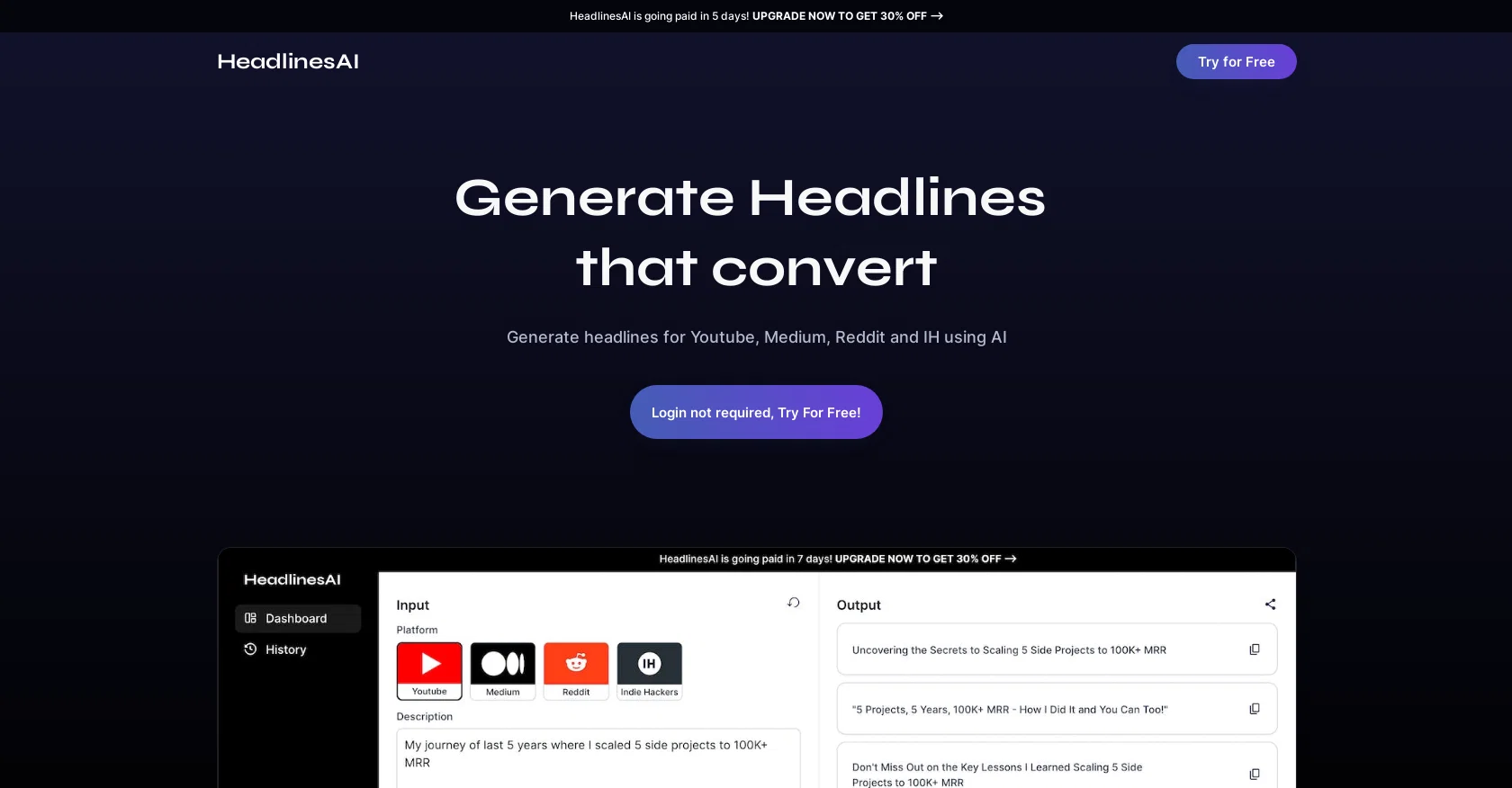 HeadlinesAI screenshot