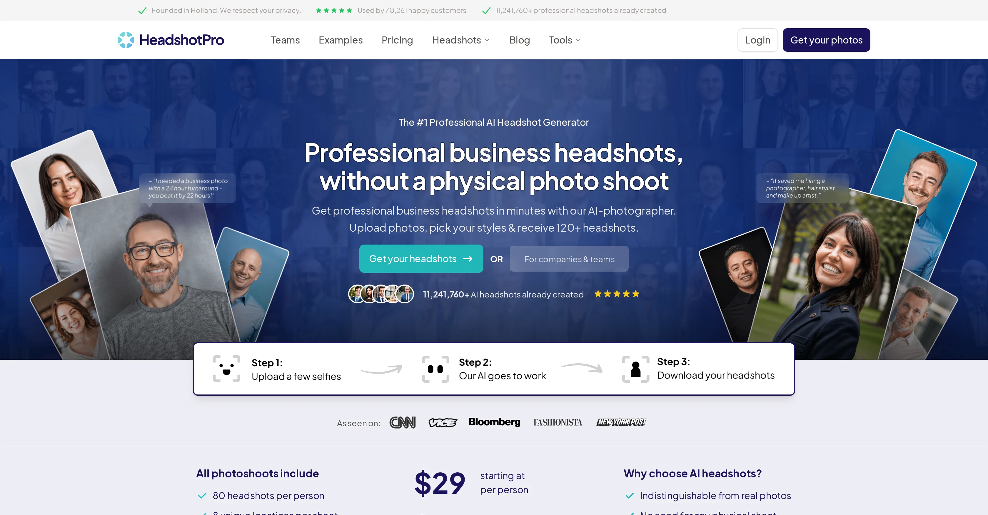 Headshotpro screenshot
