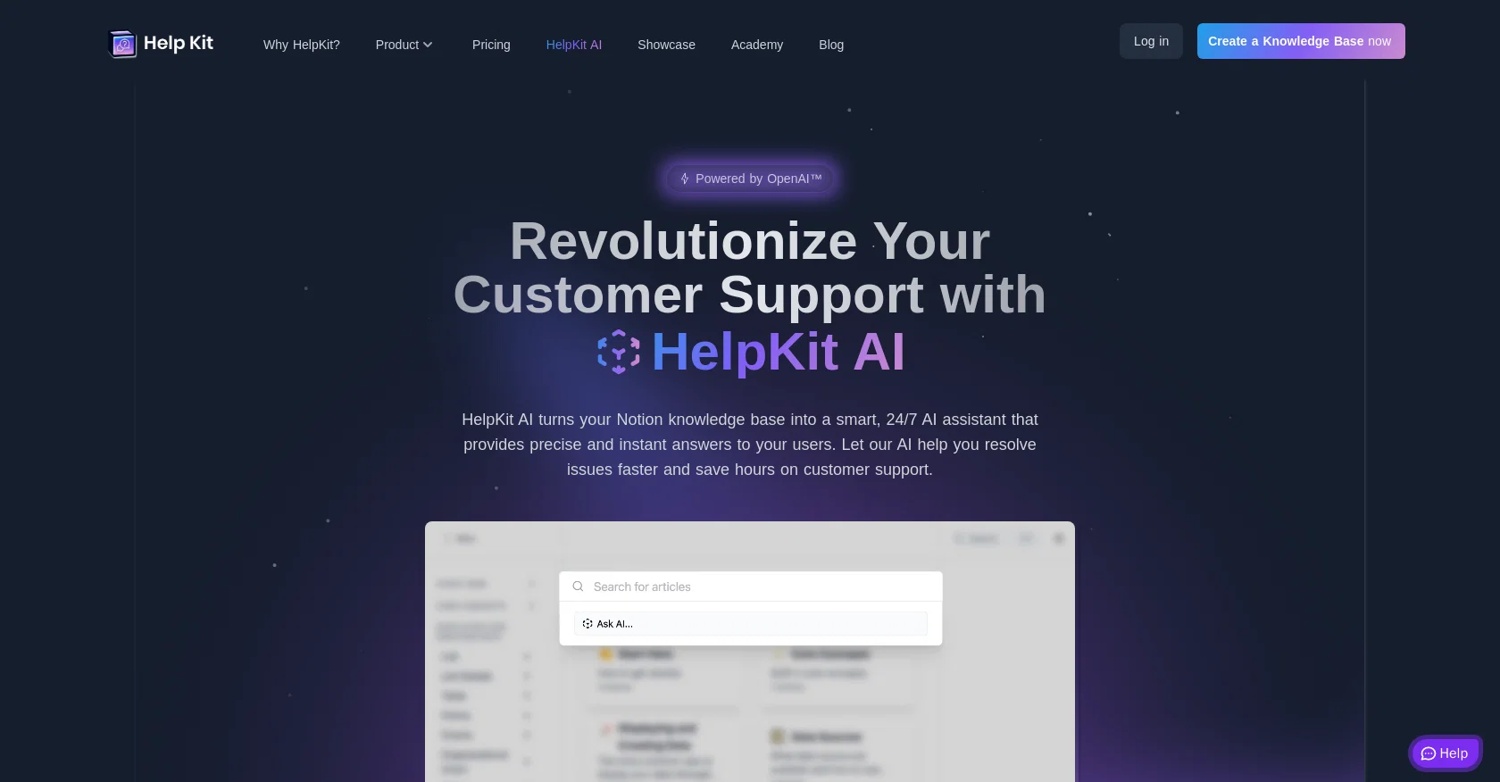 Helpkit screenshot