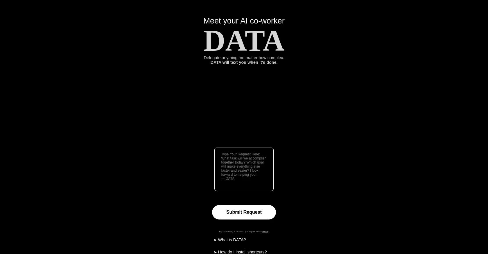 Hey Data screenshot