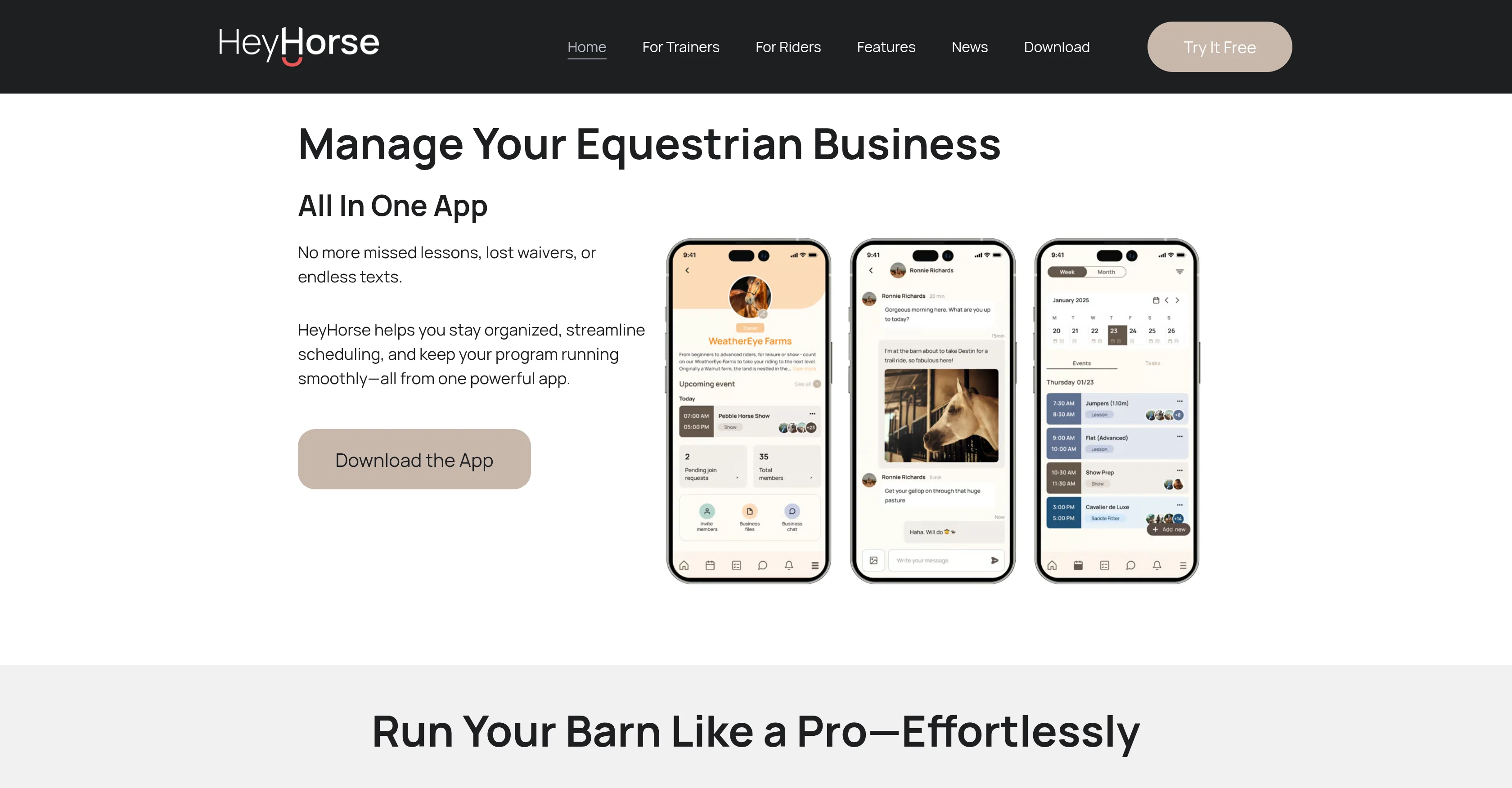HeyHorse screenshot