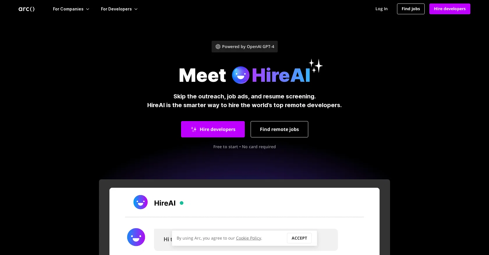 Hire AI screenshot