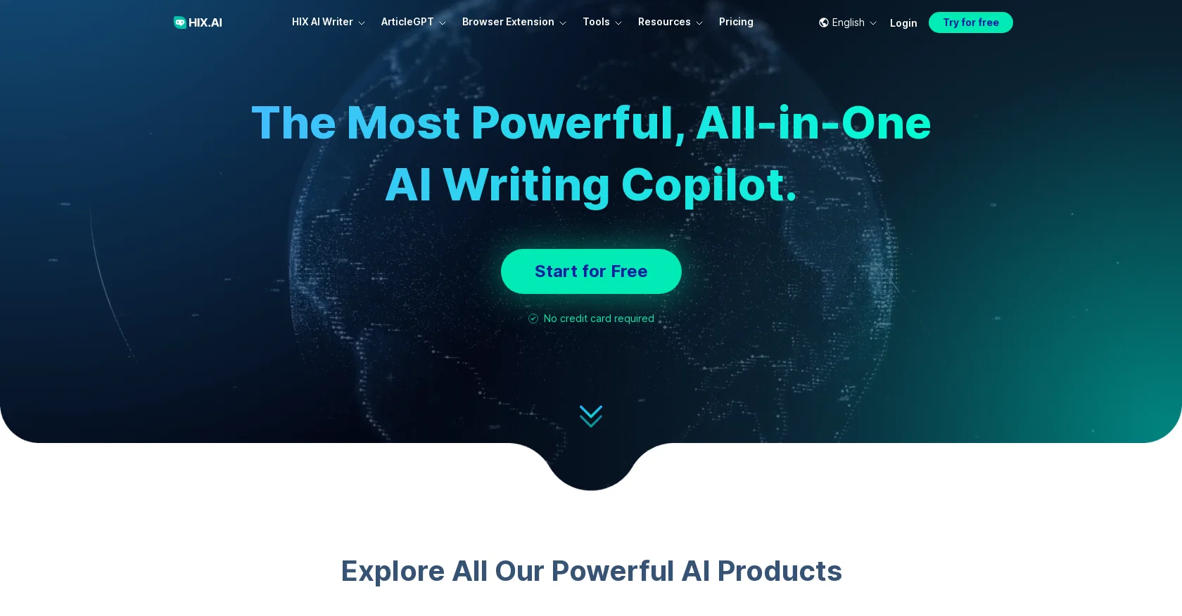 Hix AI screenshot