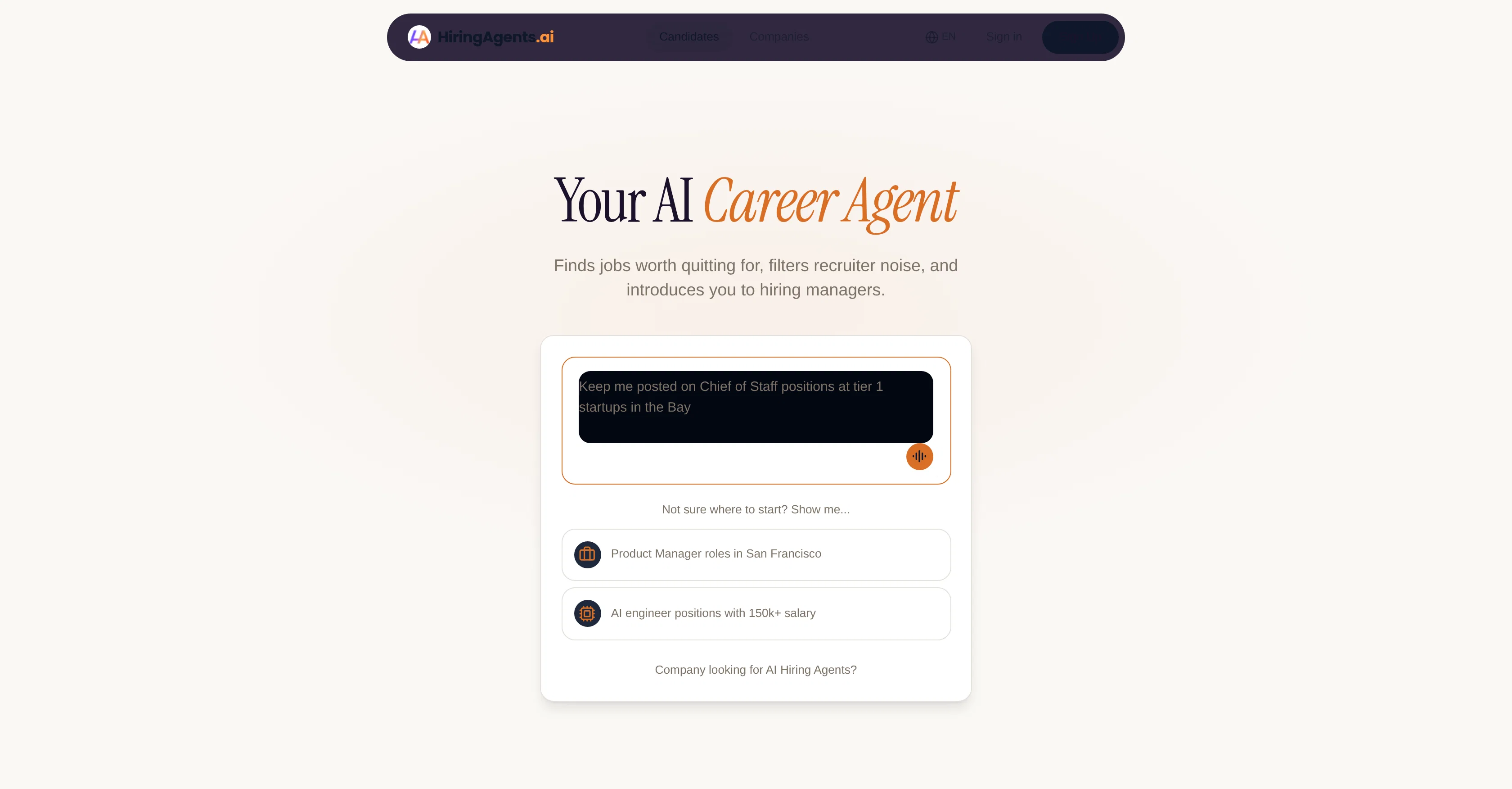 HiringAgents.ai screenshot