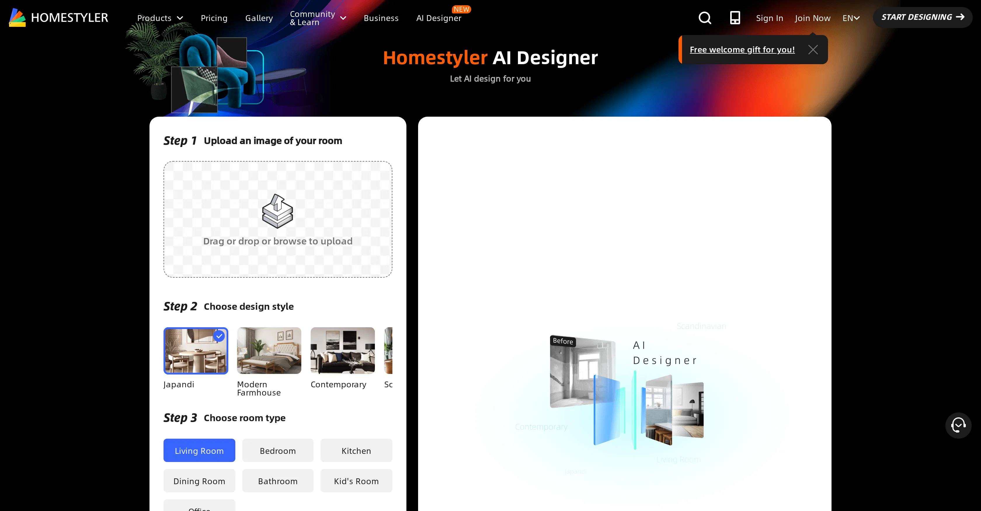 Homestyler screenshot