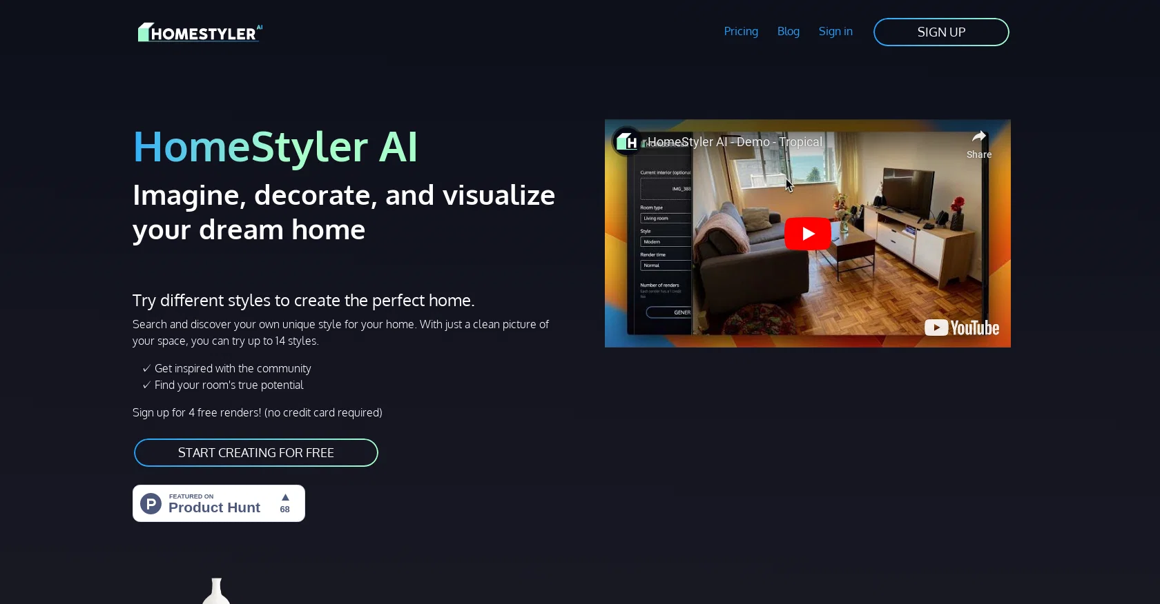 HomestylerAI screenshot