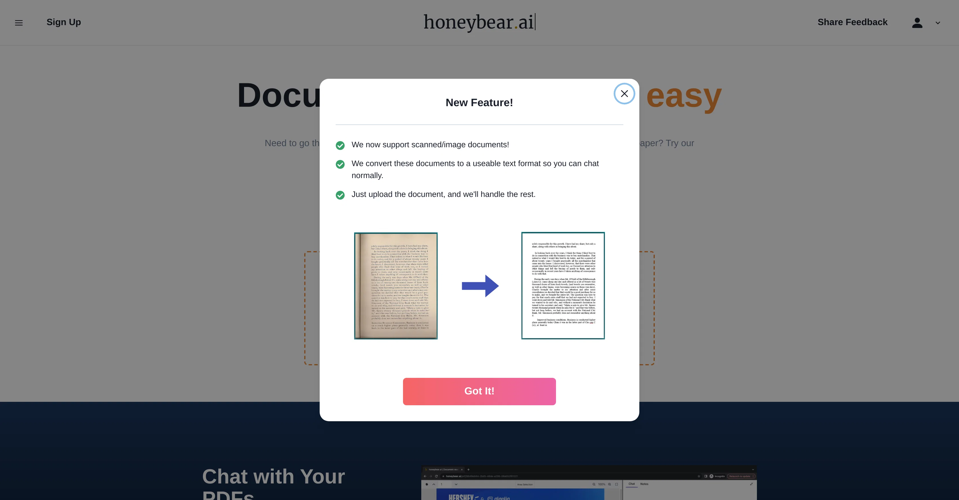 honeybear.ai screenshot