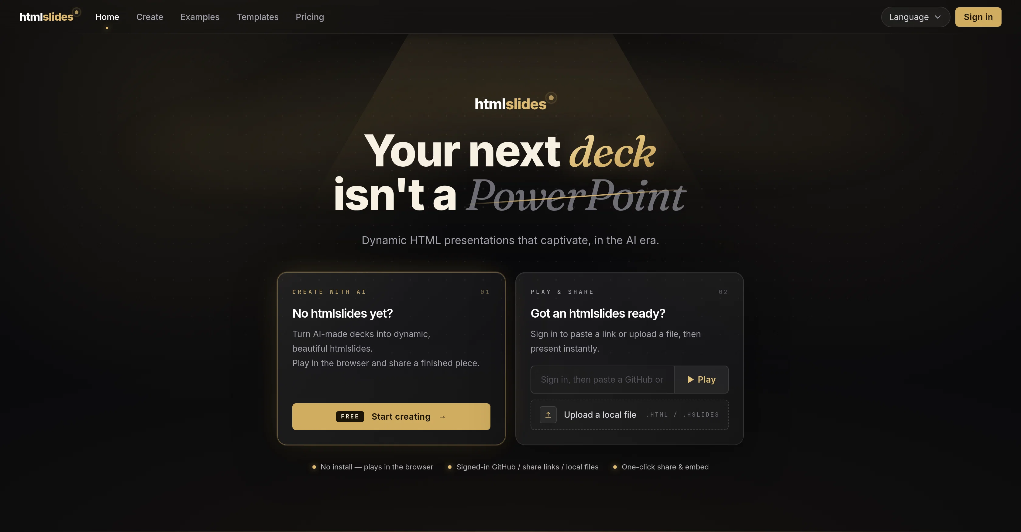 htmlslides screenshot