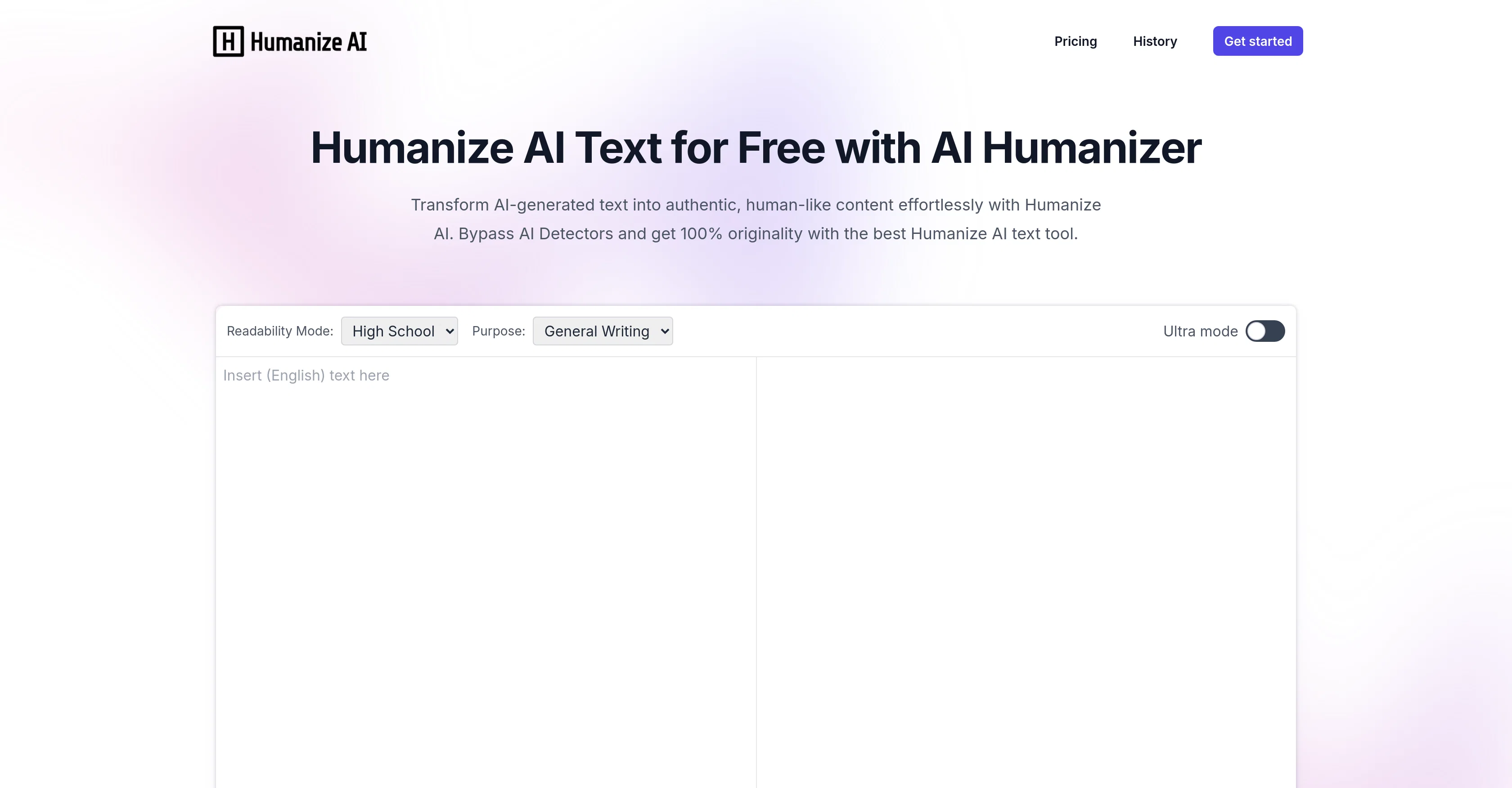 Humanize AI screenshot