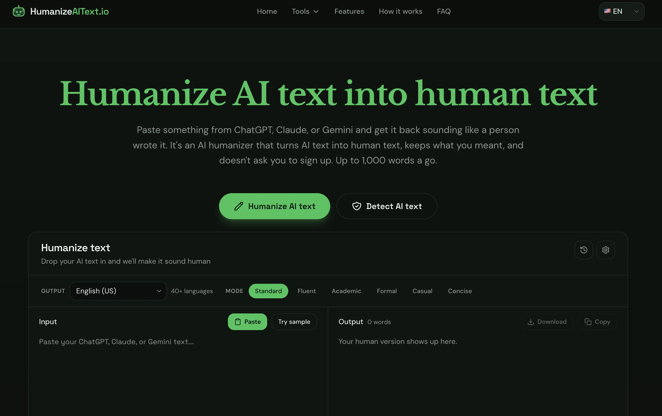 Humanize AI Text.iov1.1.0 screenshot