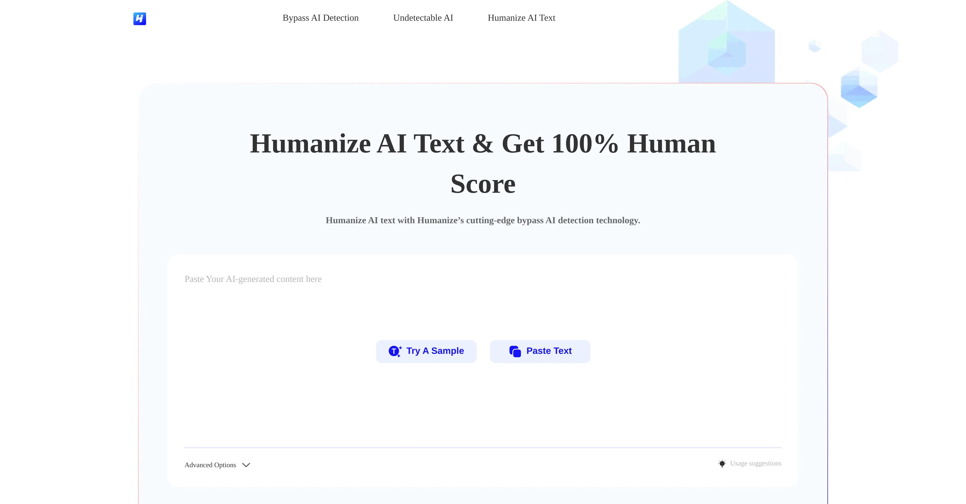 HumanizeAI Tools screenshot