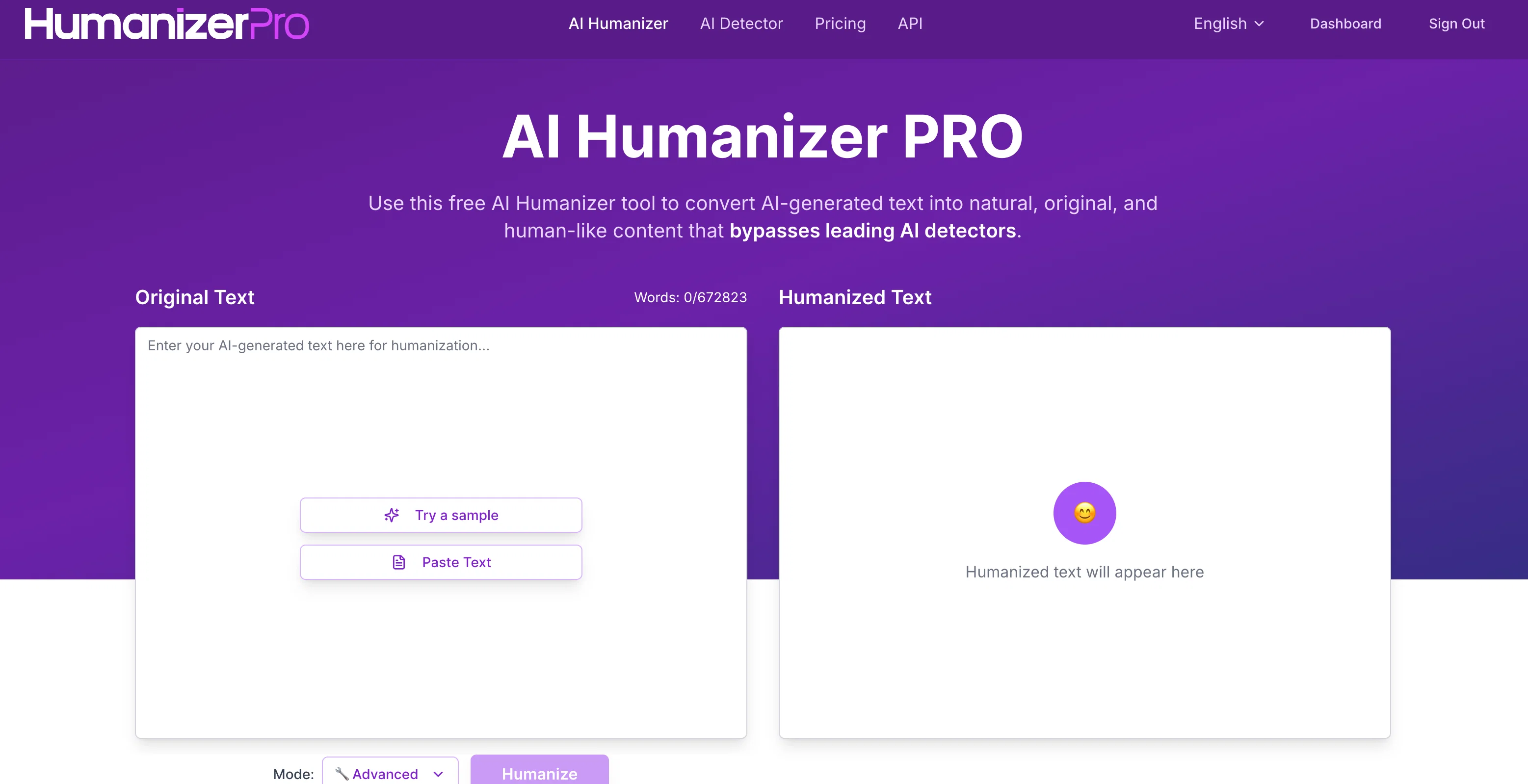 HumanizerPro screenshot