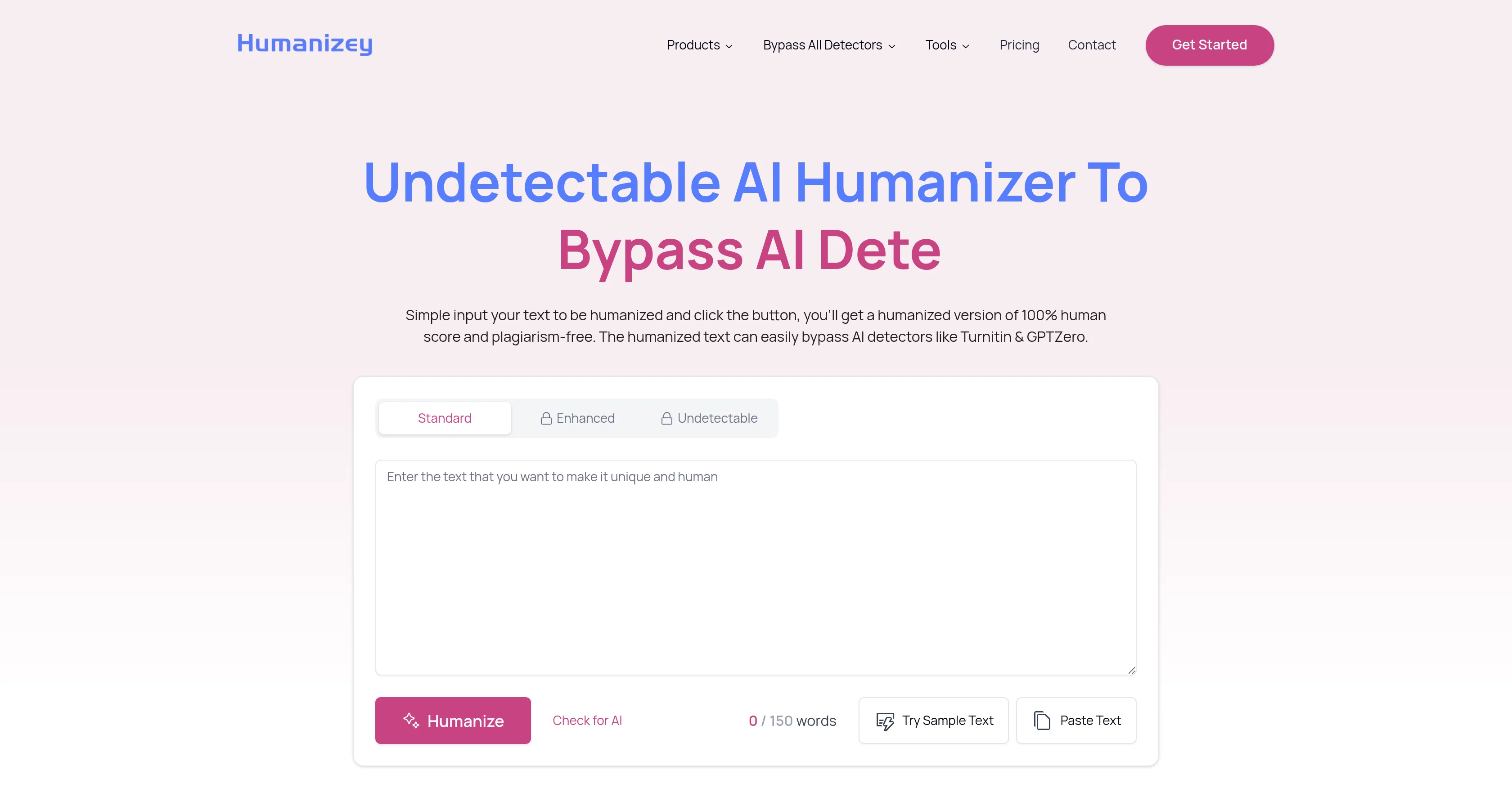 Humanizey AI screenshot