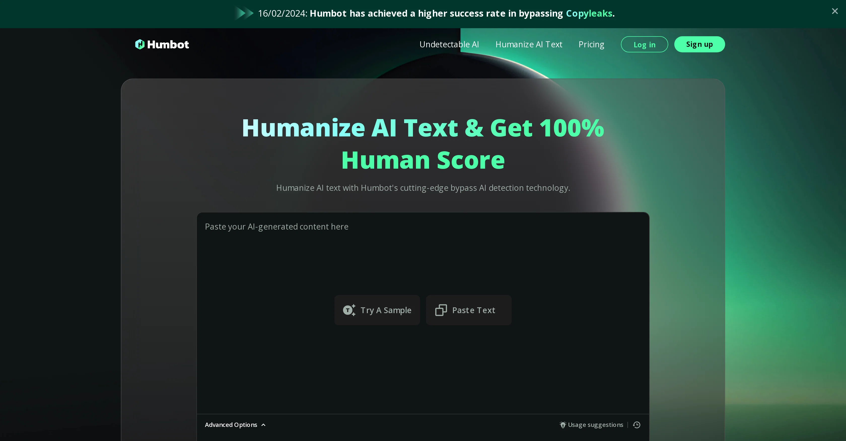 Humbot screenshot