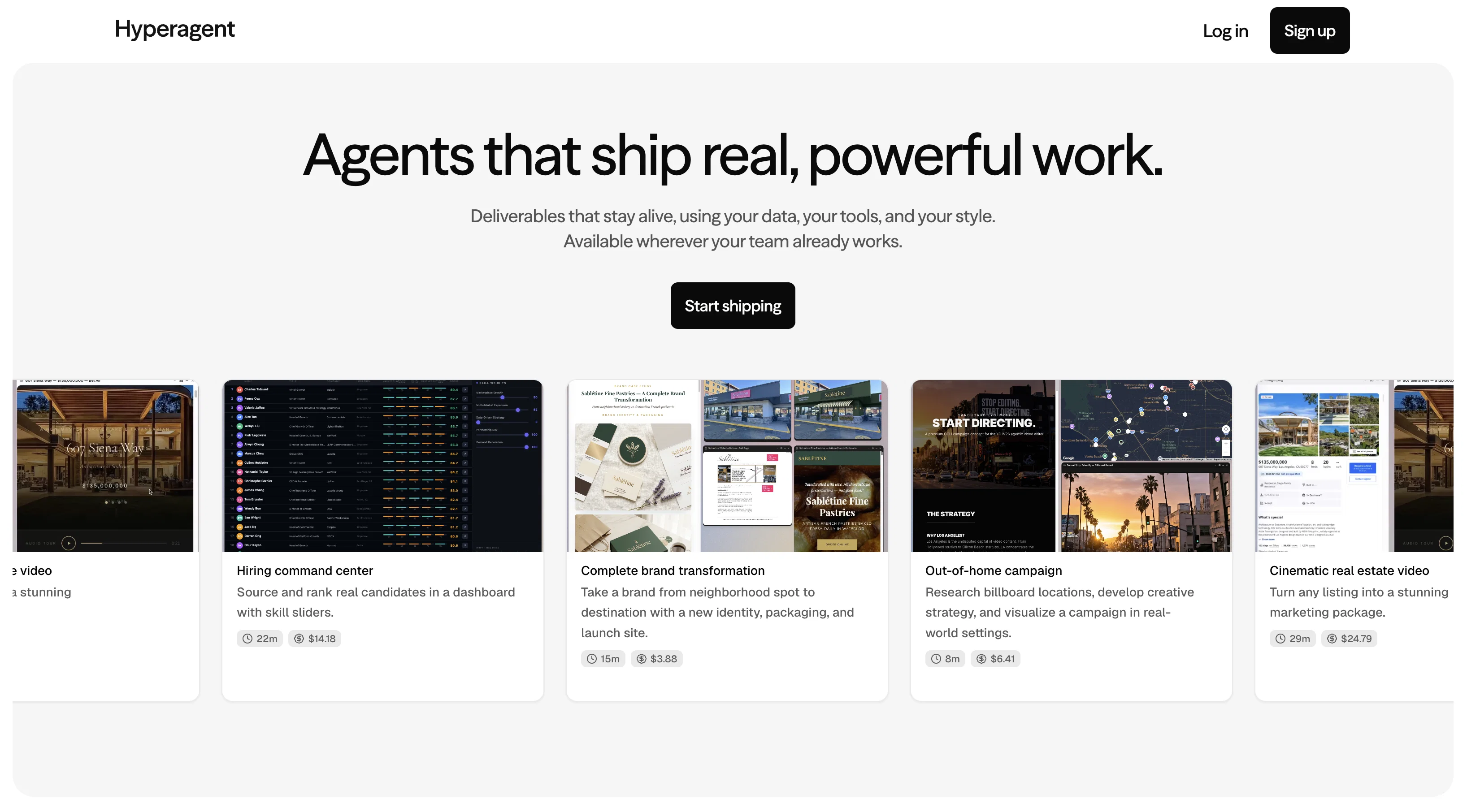 Hyperagent by Airtable screenshot
