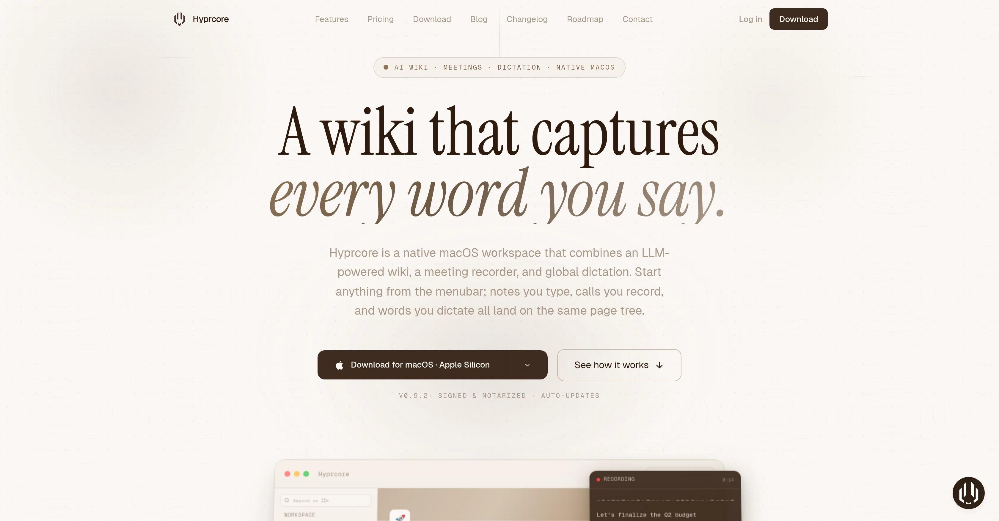 Hyprcore screenshot