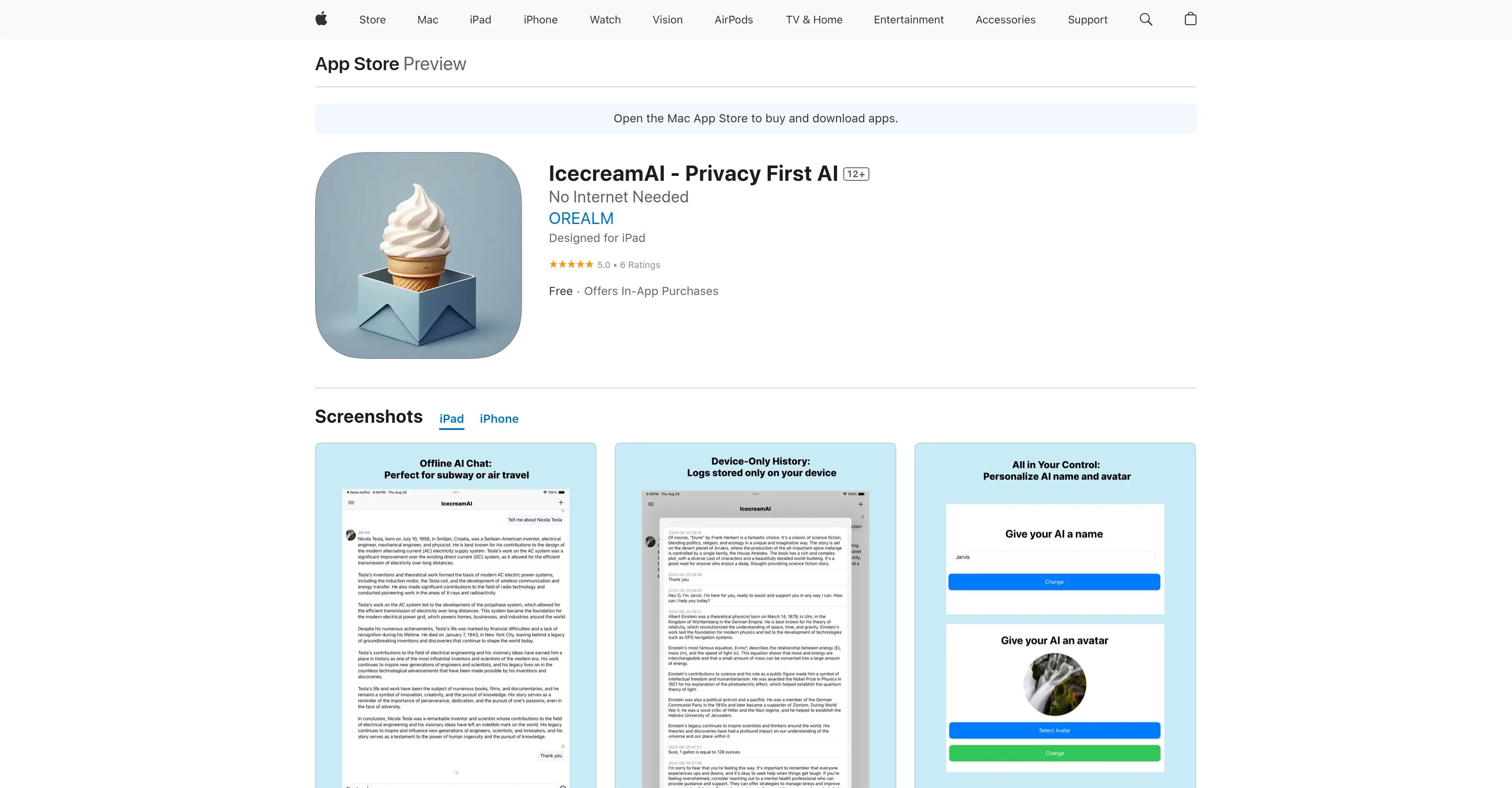 IcecreamAI - Privacy First AI screenshot