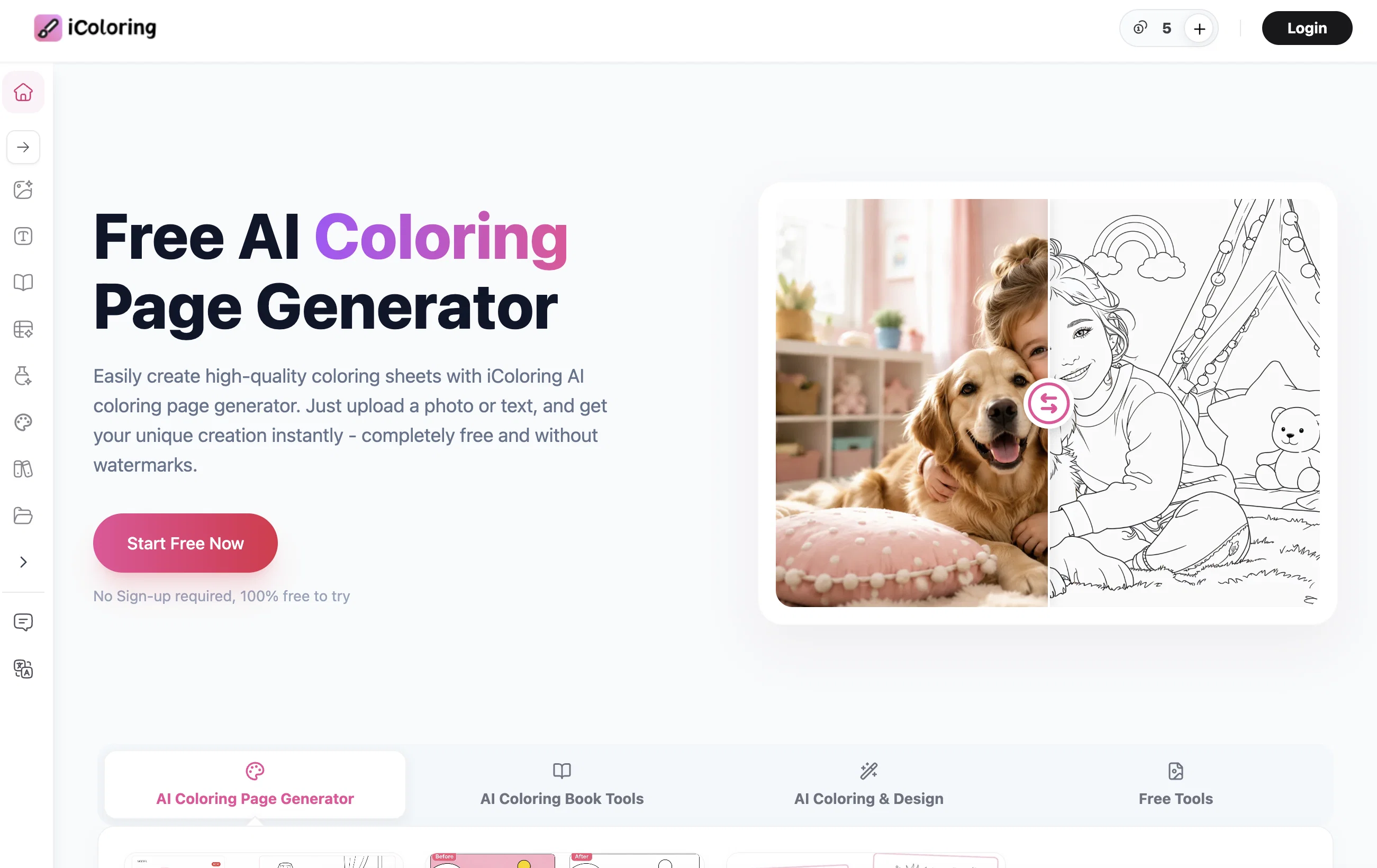 iColoring AI screenshot