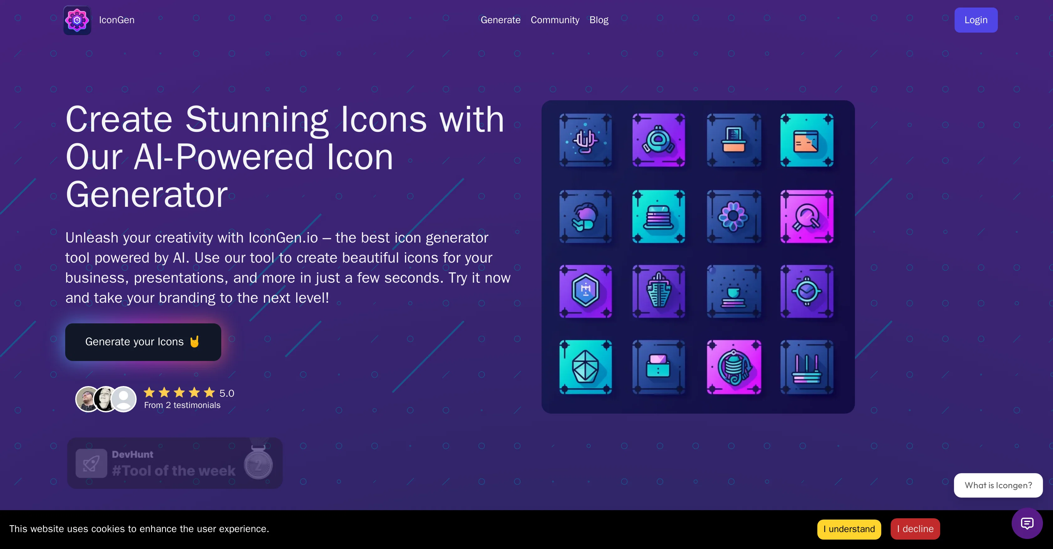 Icongen screenshot