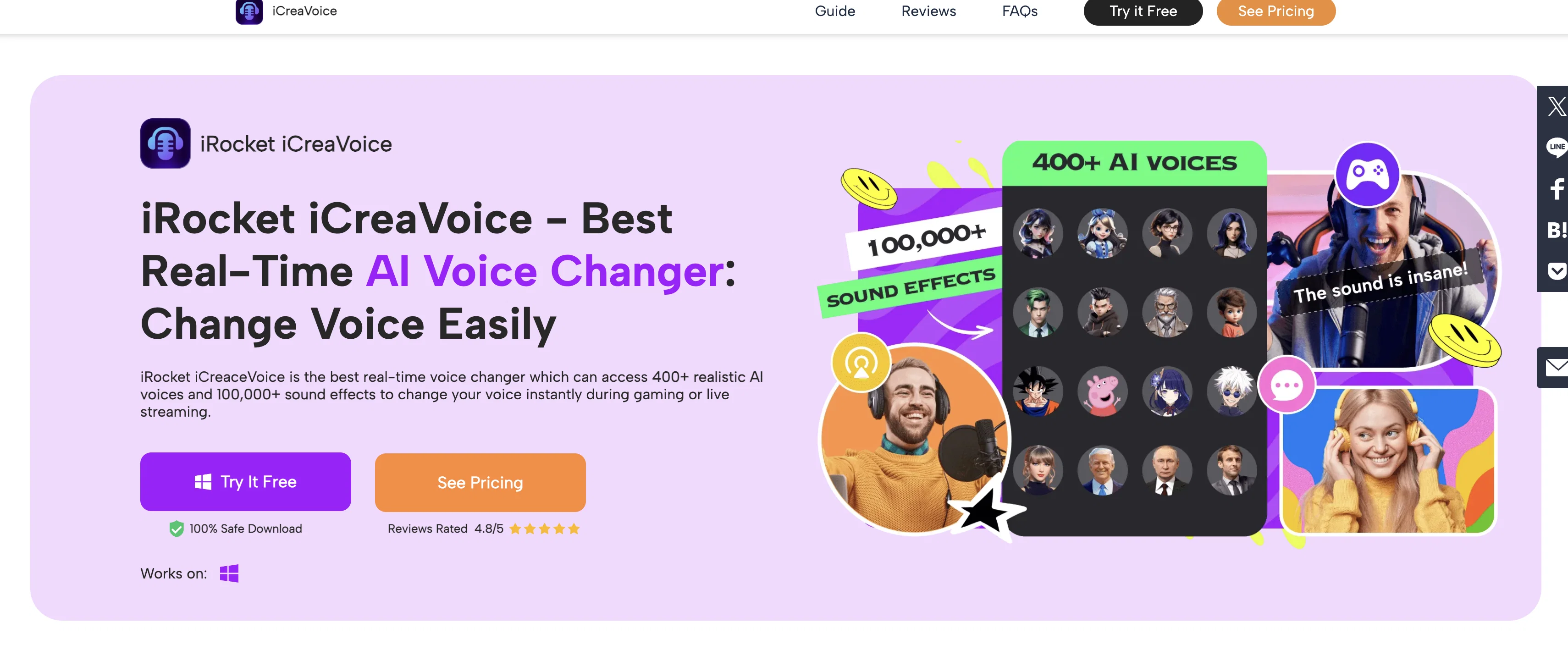 iCreaVoice screenshot