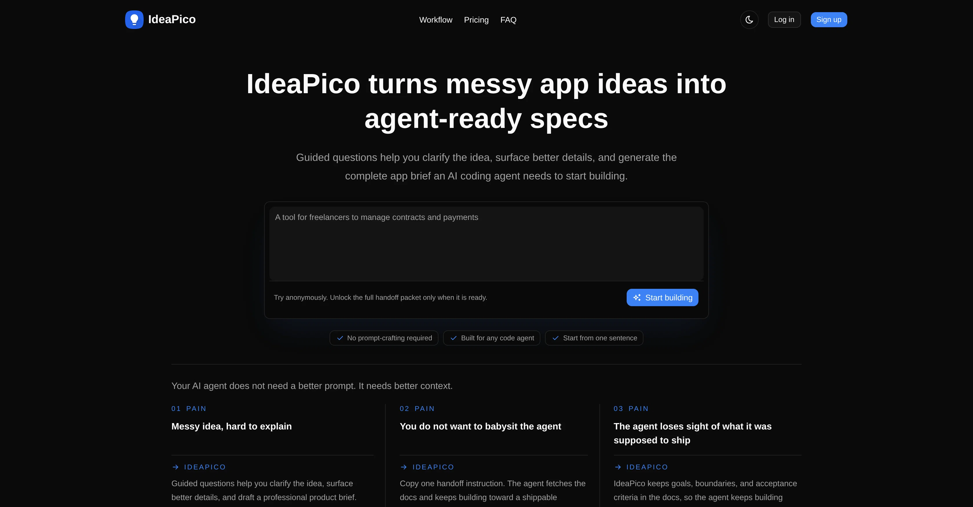 IdeaPico screenshot