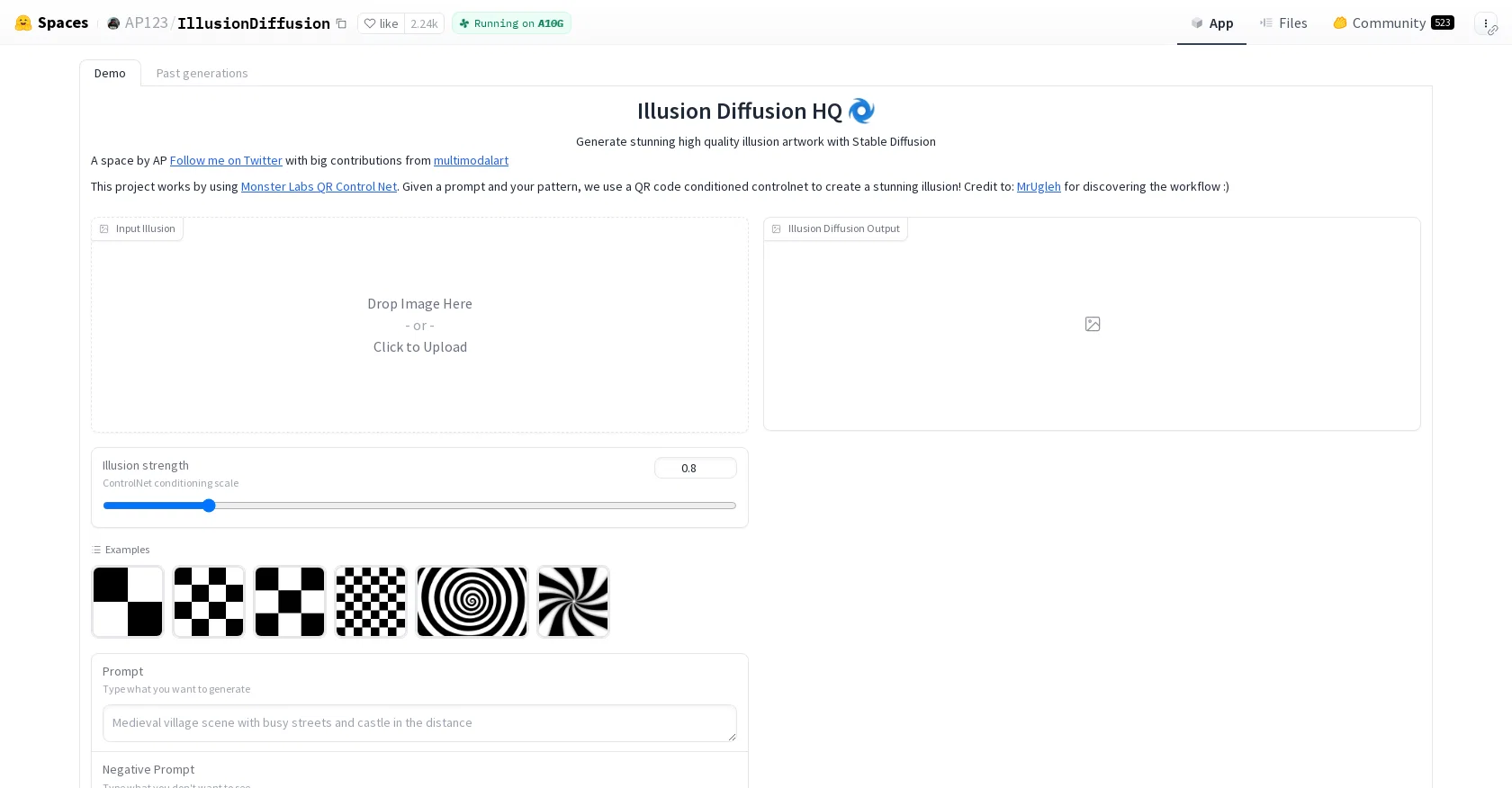 IllusionDiffusion screenshot