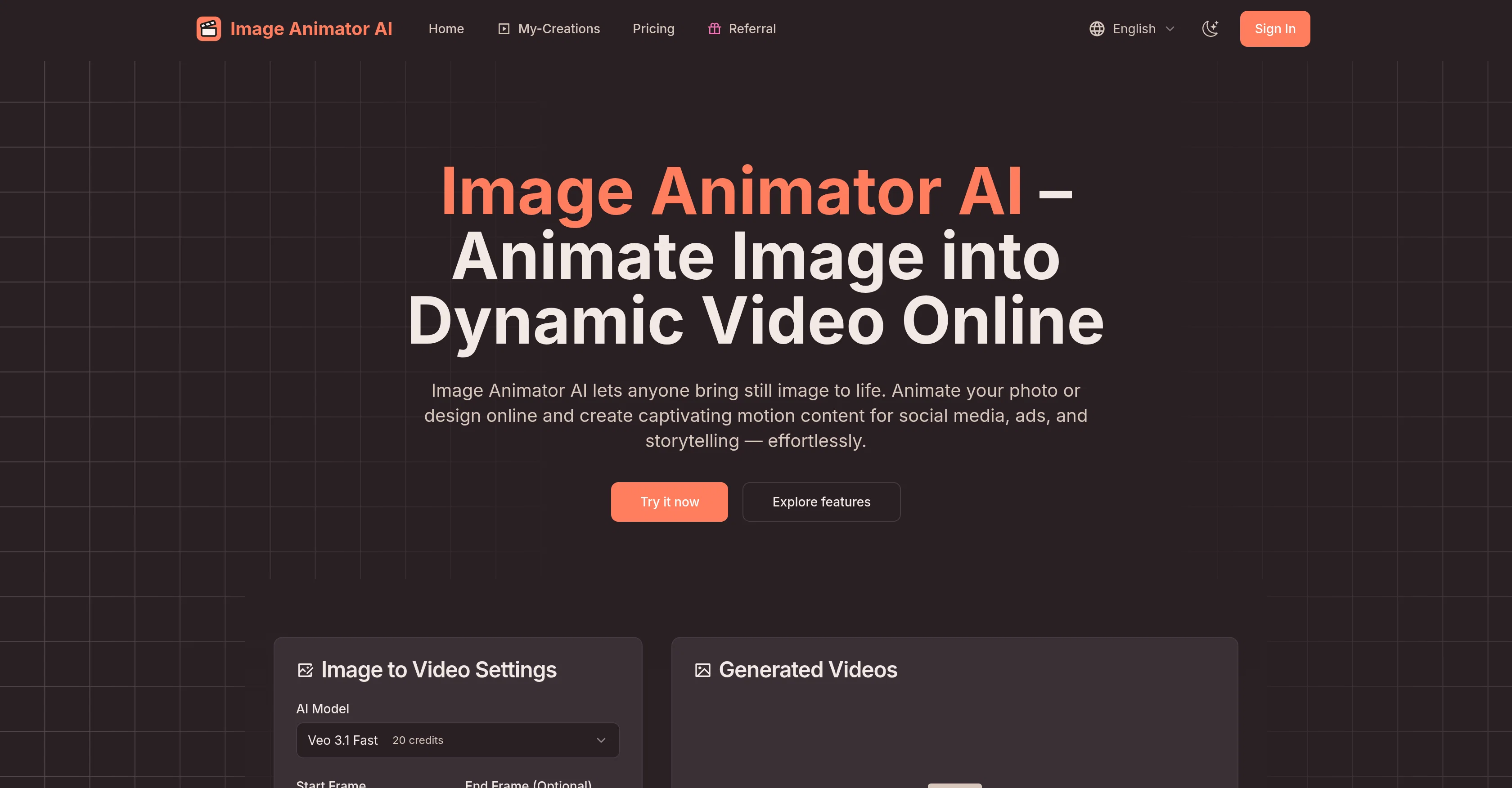 Image Animator AI screenshot