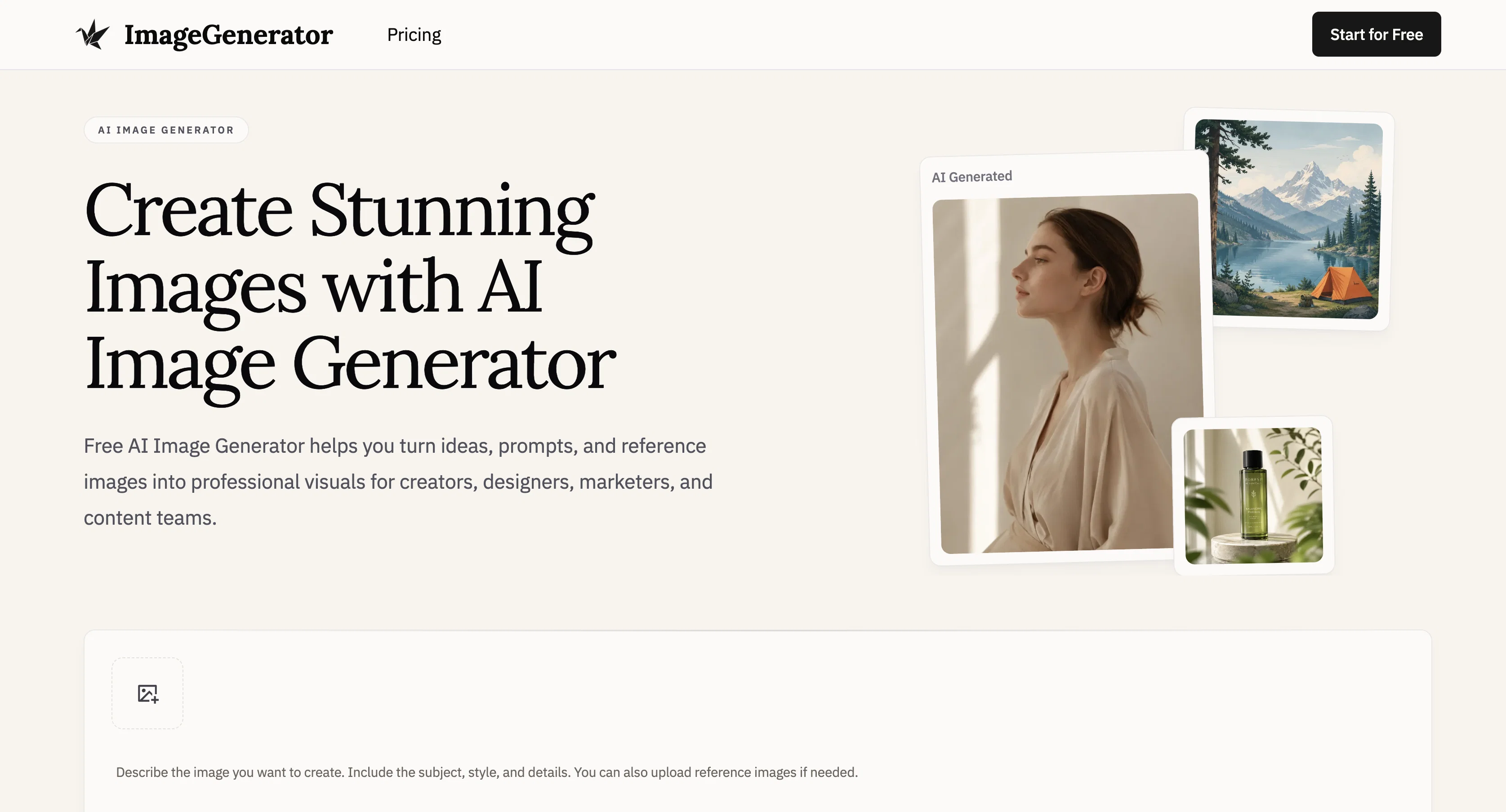 Image-Generator.io screenshot