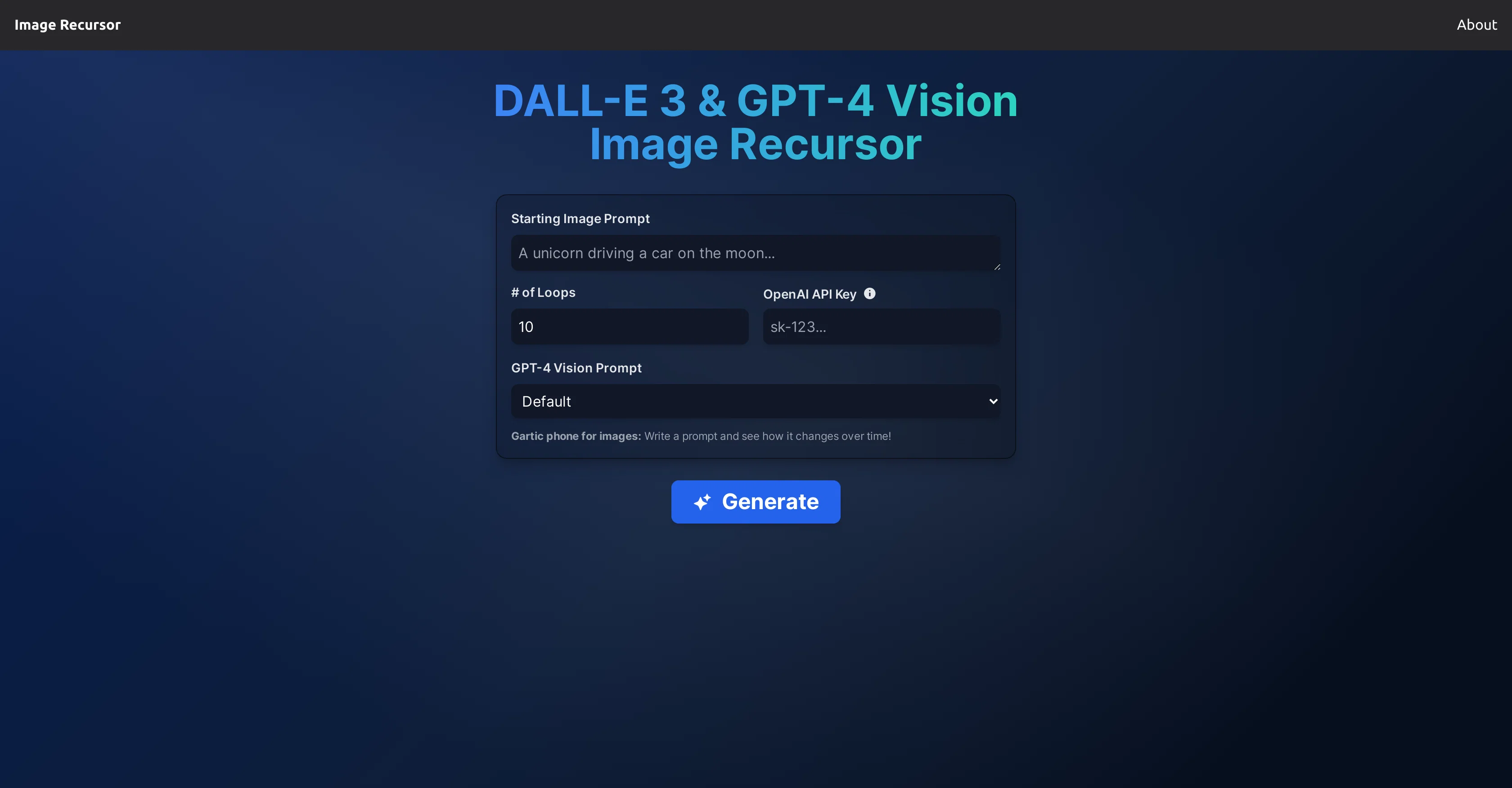 Image Recursor screenshot