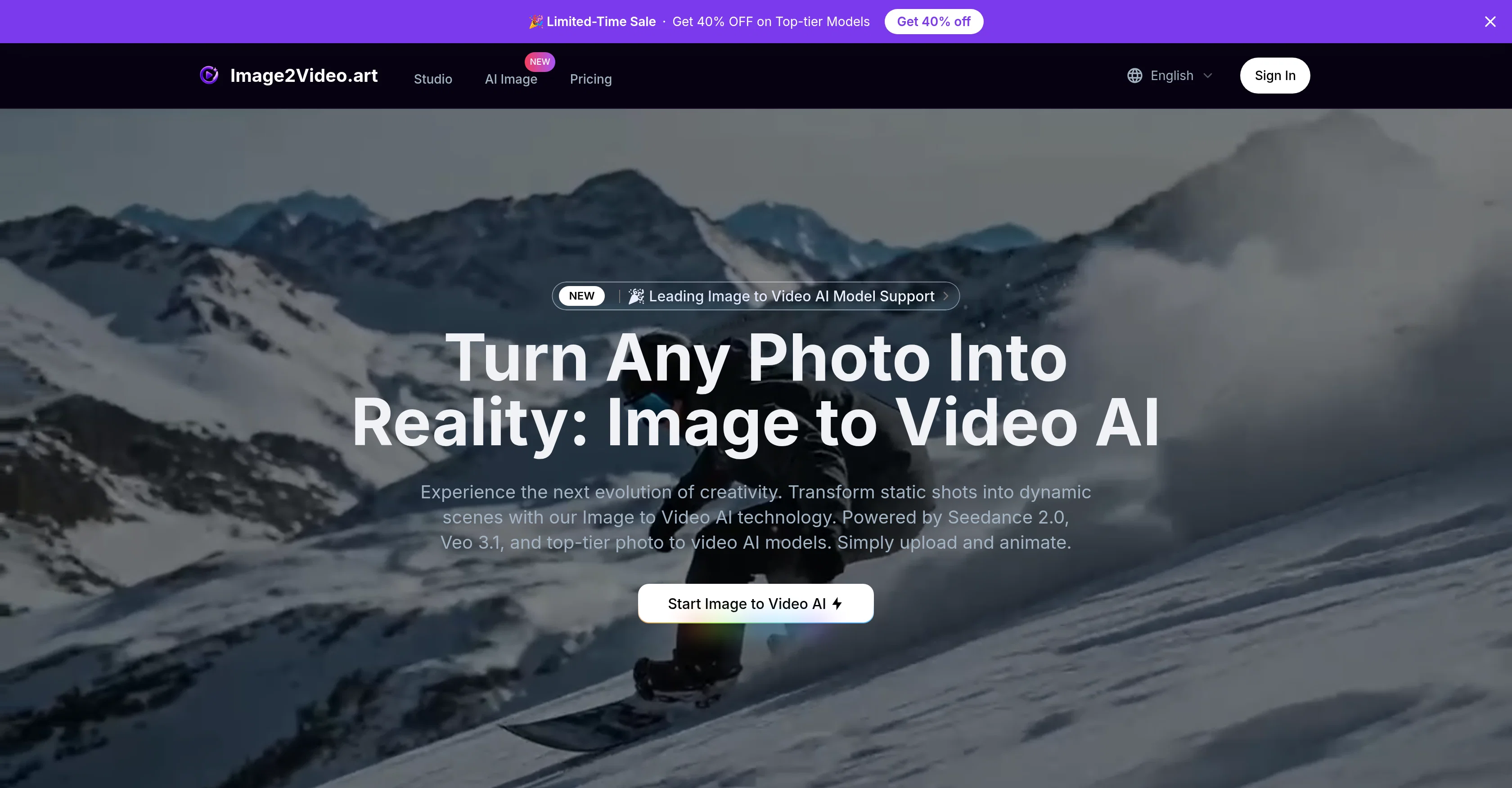 Image2Video.art screenshot