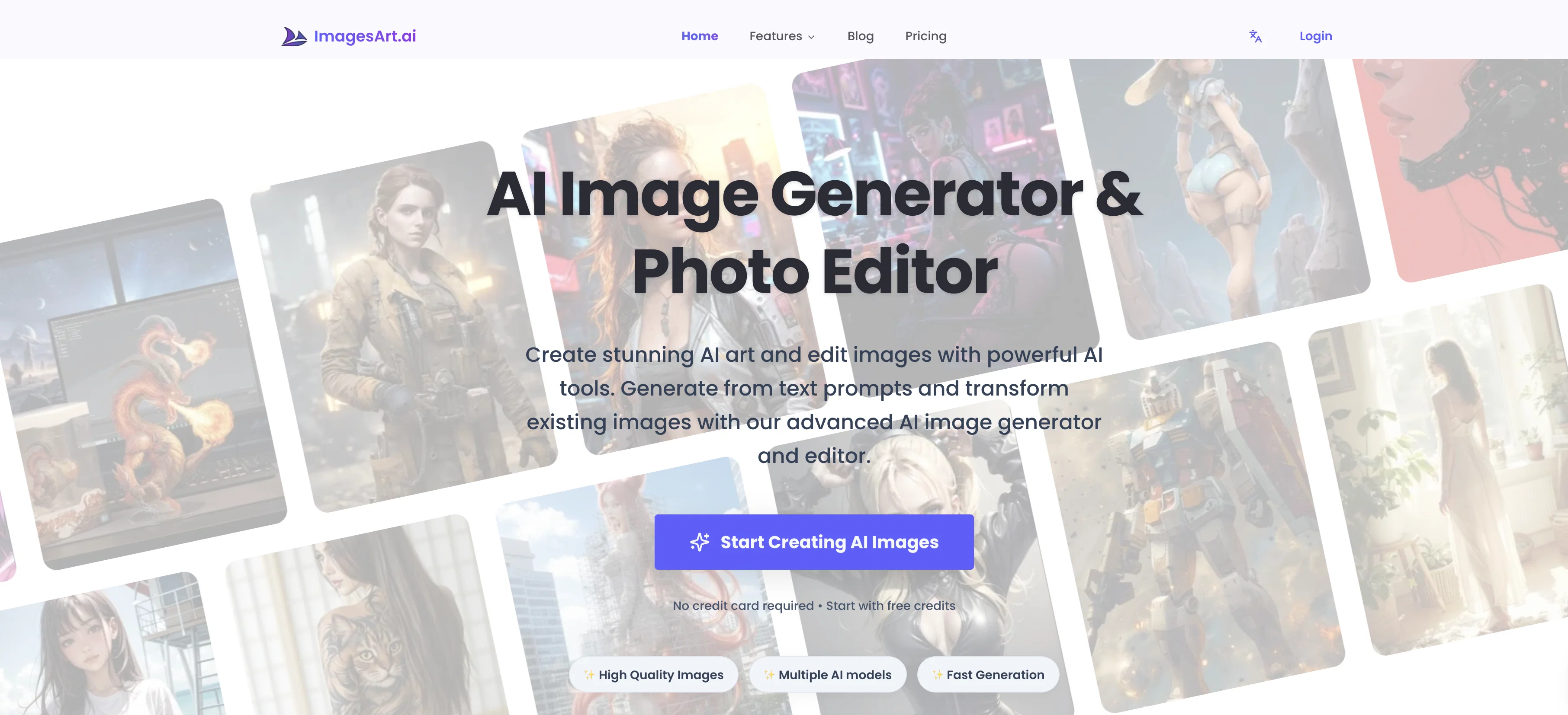 ImagesArt.ai screenshot