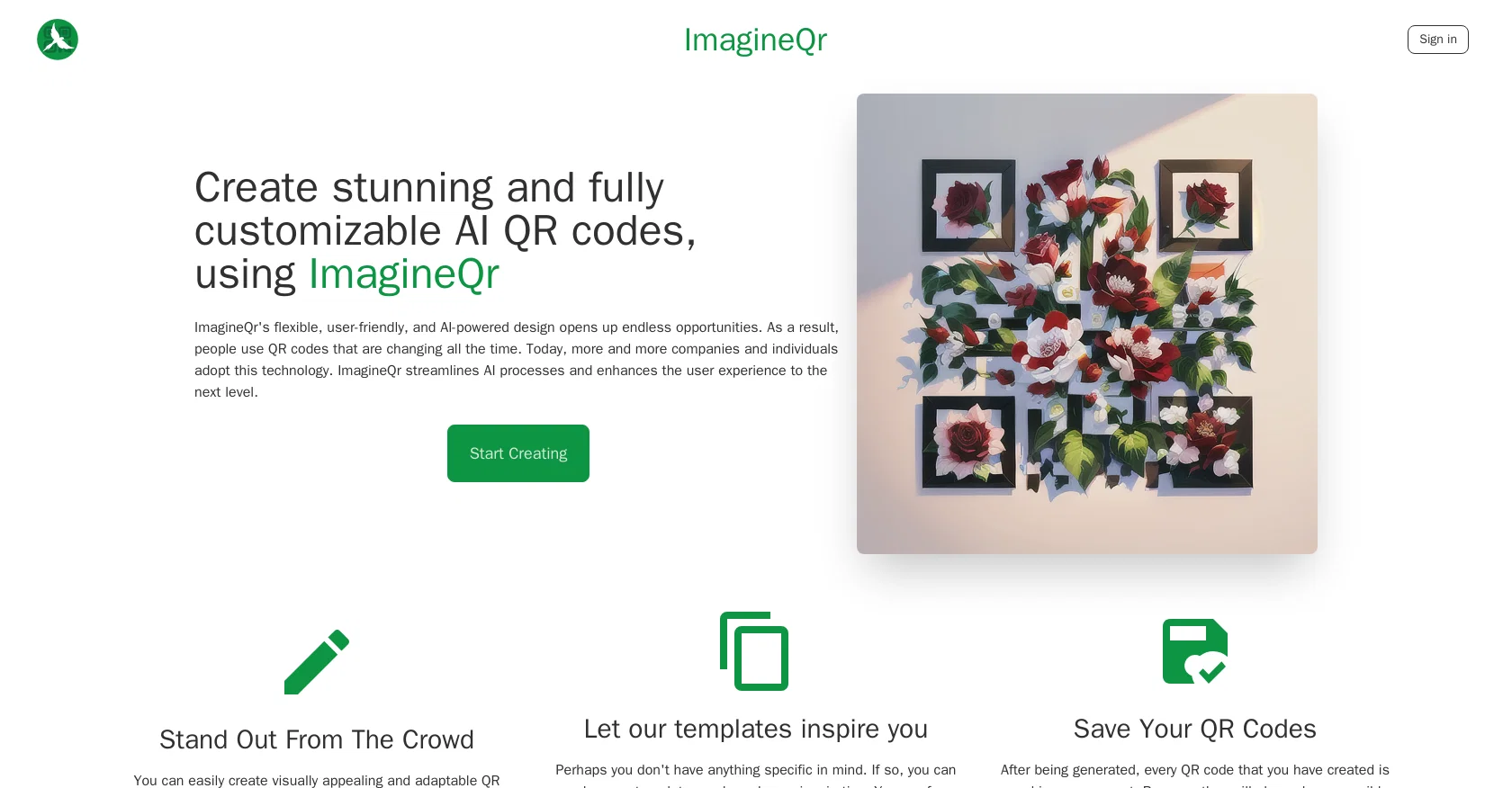 ImagineQR screenshot