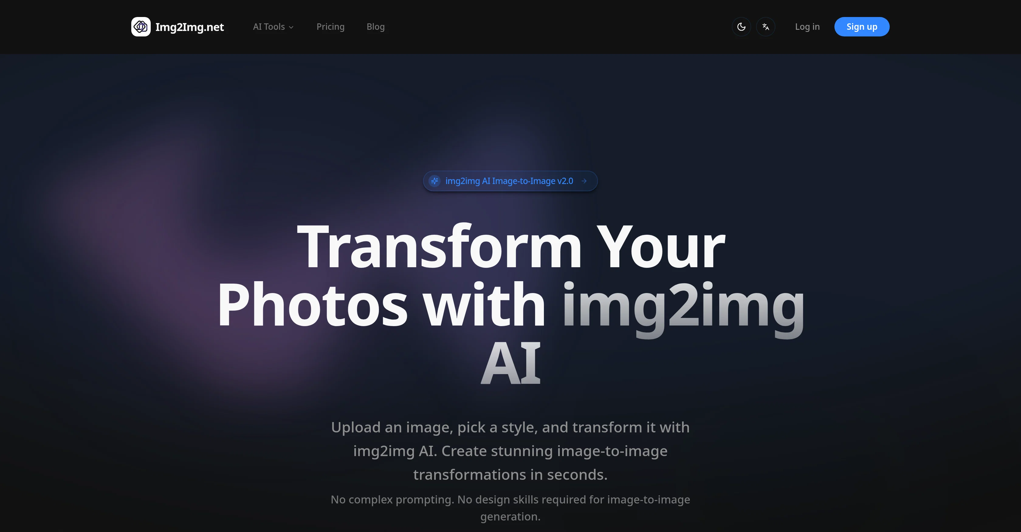 Img2Img.net AI screenshot