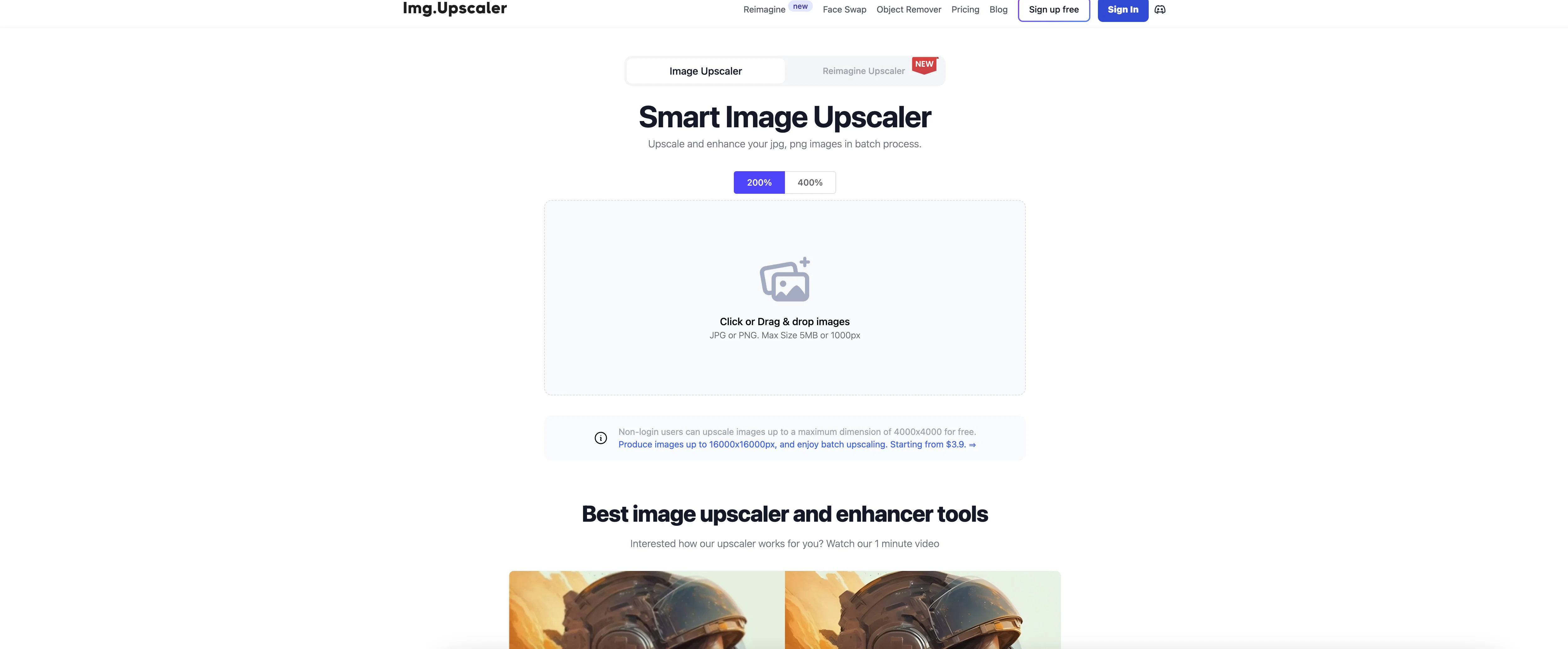 Img Upscaler screenshot