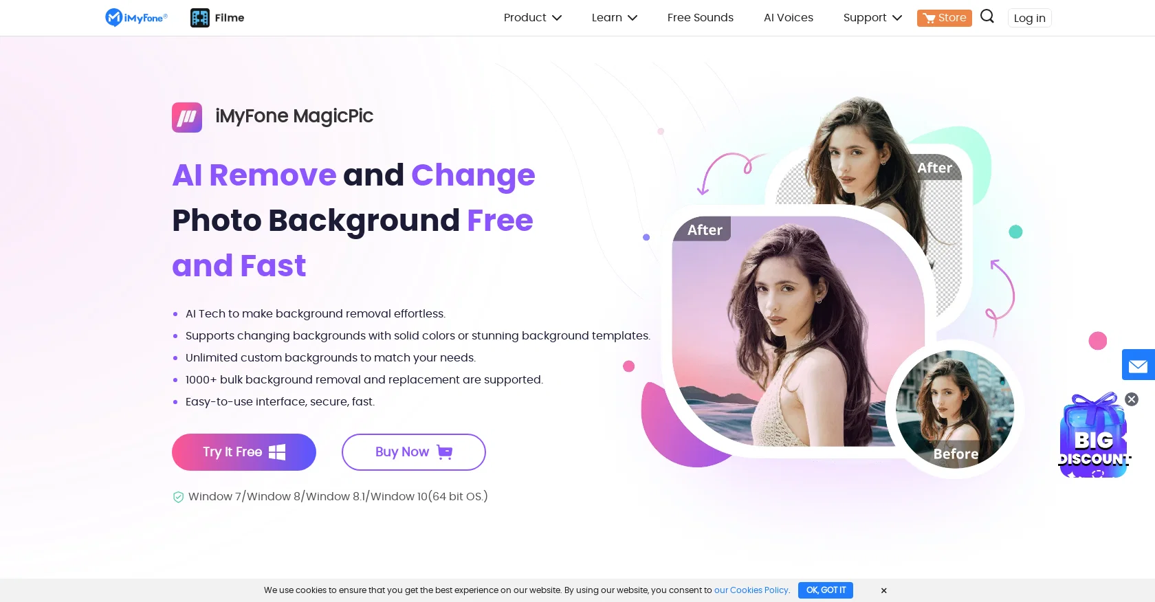 iMyFone MagicPic screenshot