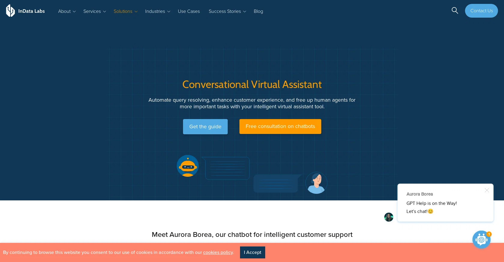 InDataLabs Virtual Assistant screenshot