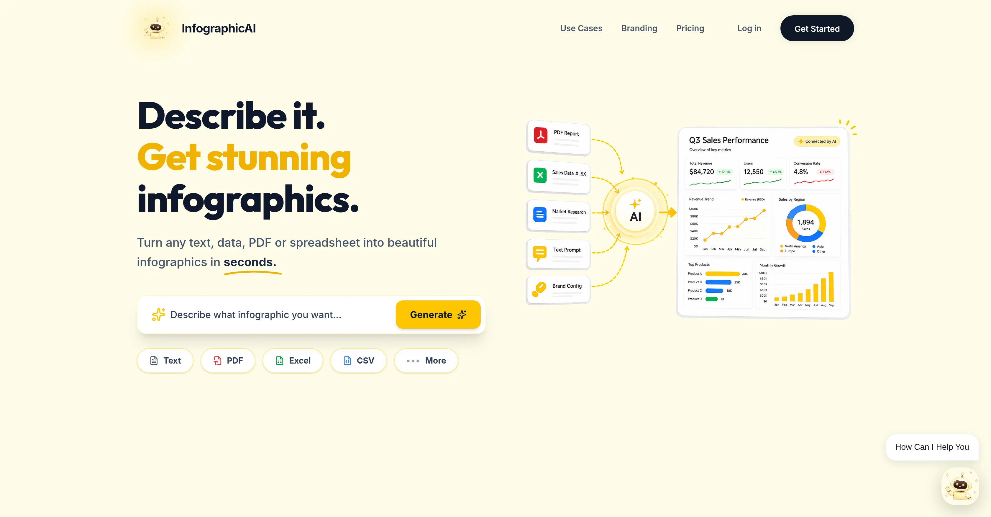 InfographicAI screenshot