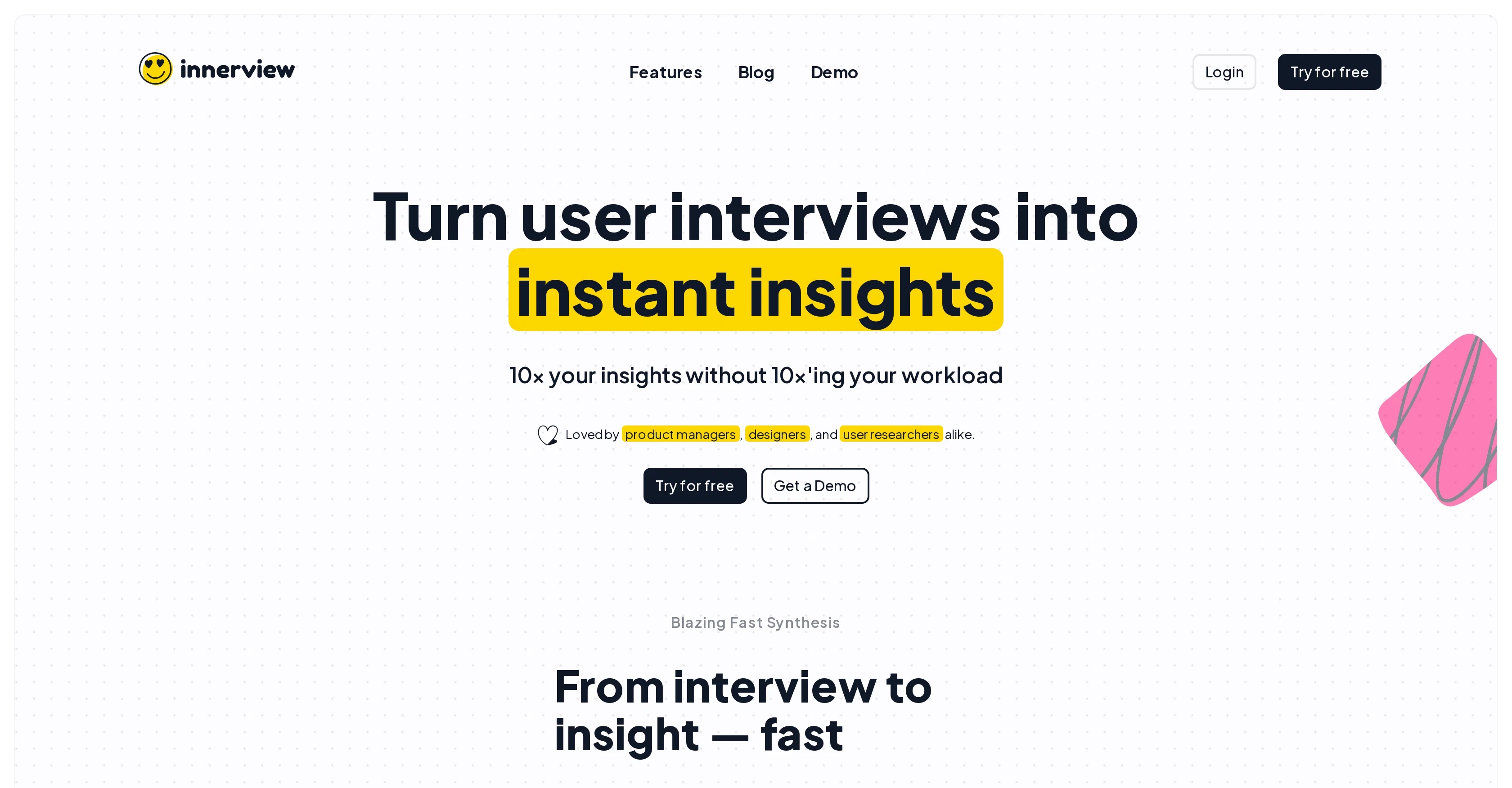 Innerview screenshot