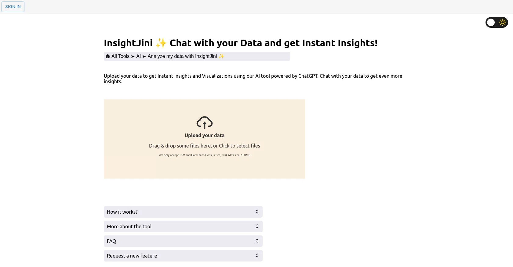 InsightJini screenshot