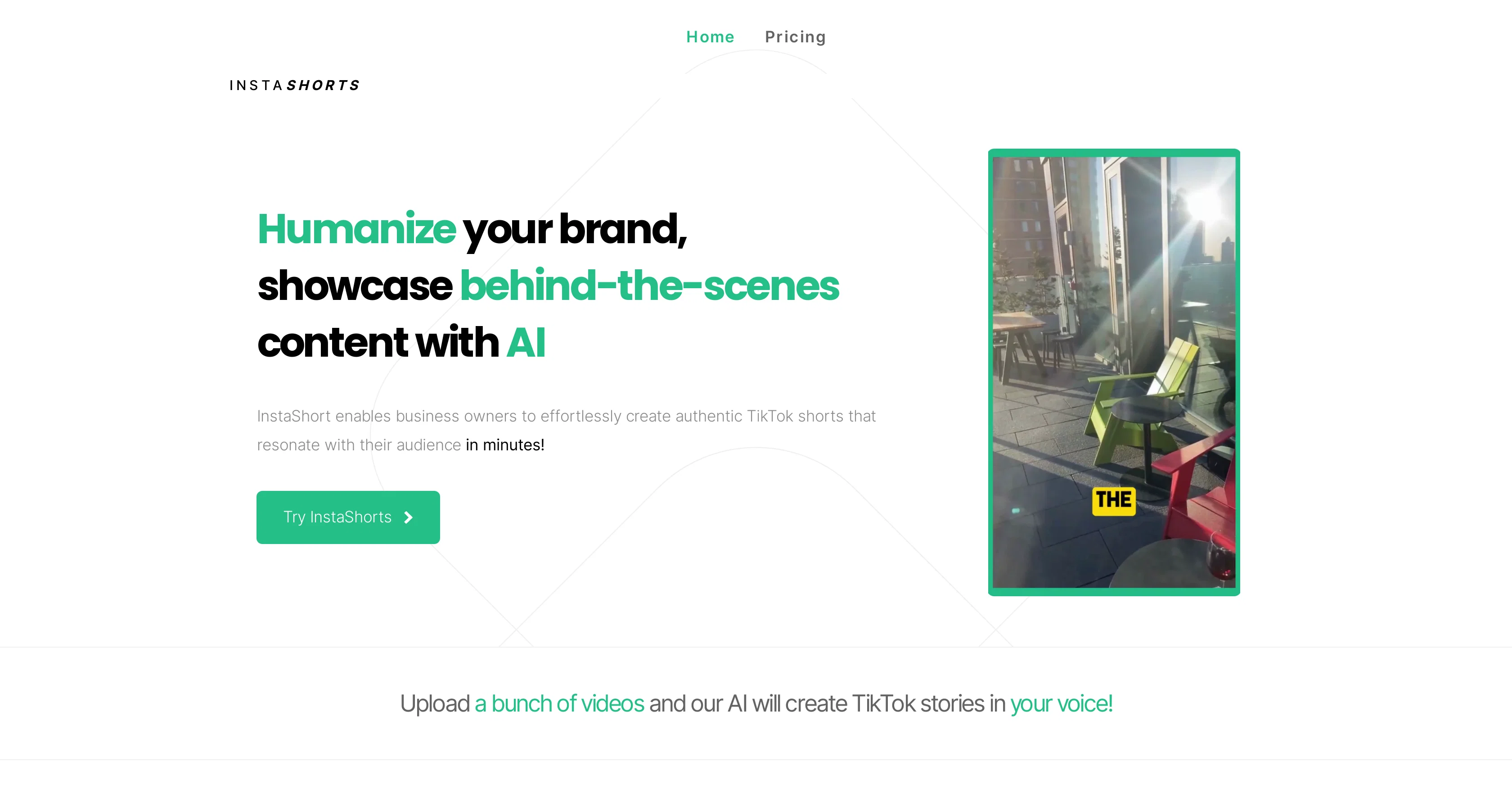 InstaShorts screenshot
